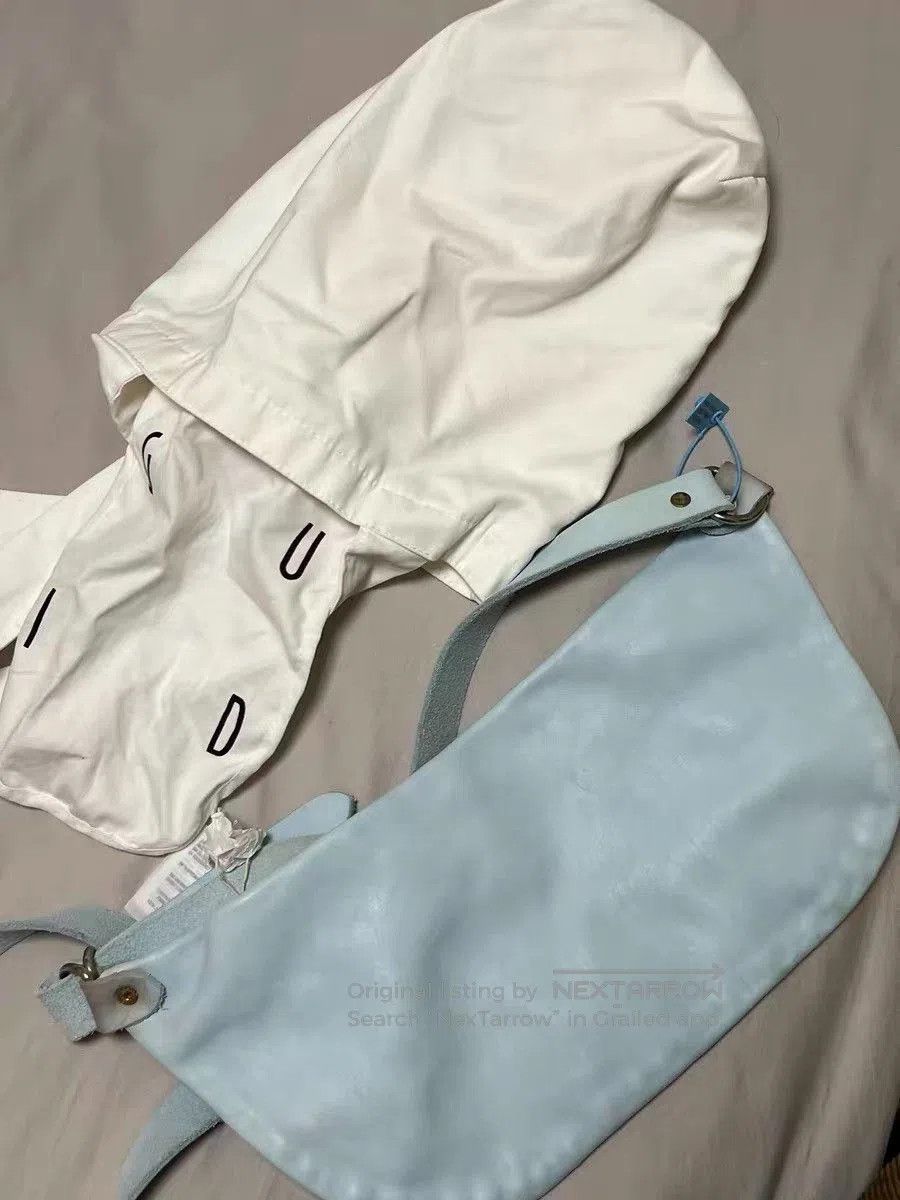 Guidi Guidi Q10 Glacier Blue Distressed Horse Leather Crossbody. Size ONE SIZE - 5 Thumbnail