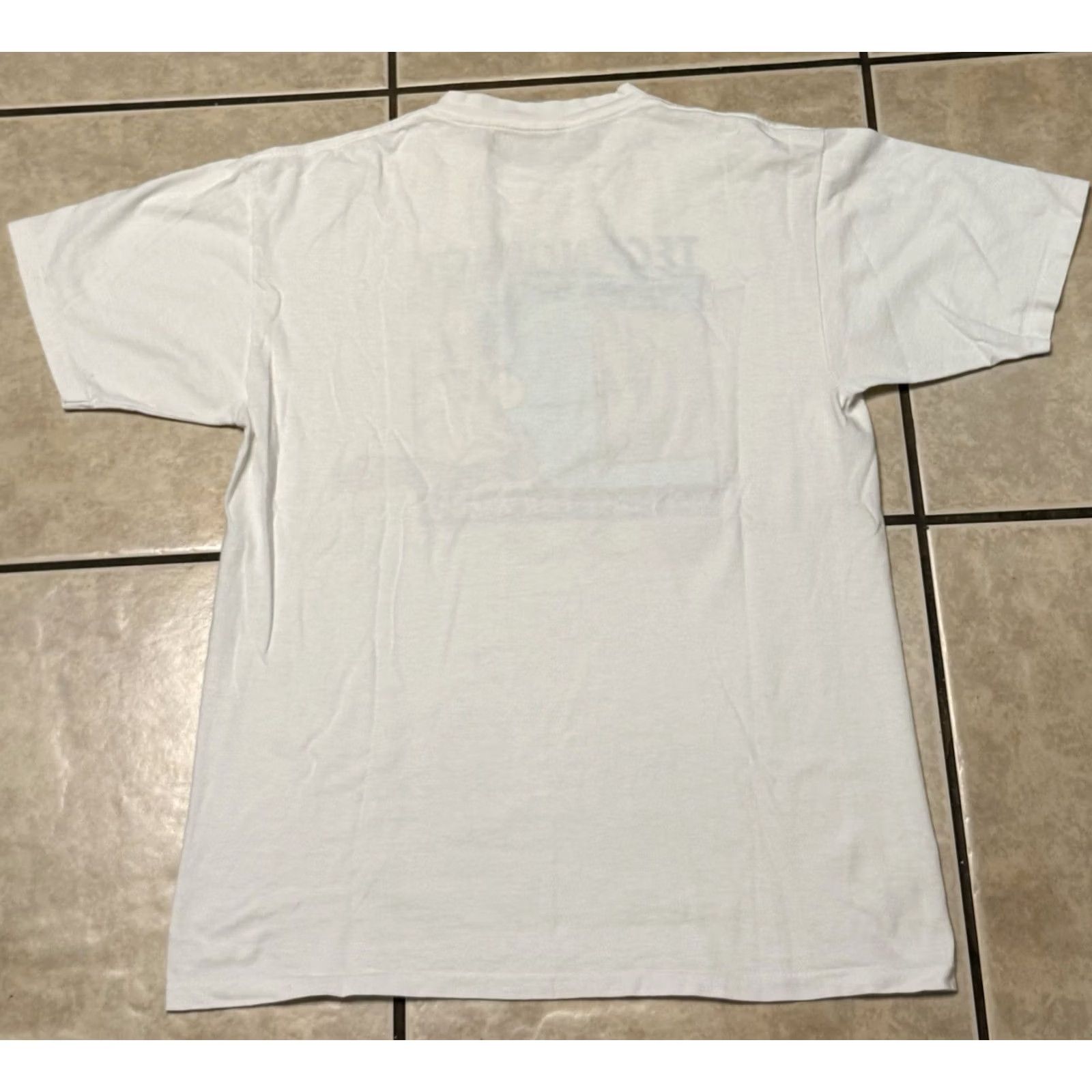 Vintage VINTAGE Dilbert Shirt Large White 90s Crew Neck Graphic Print Cotton Men Size US L / EU 52-54 / 3 - 2 Thumbnail