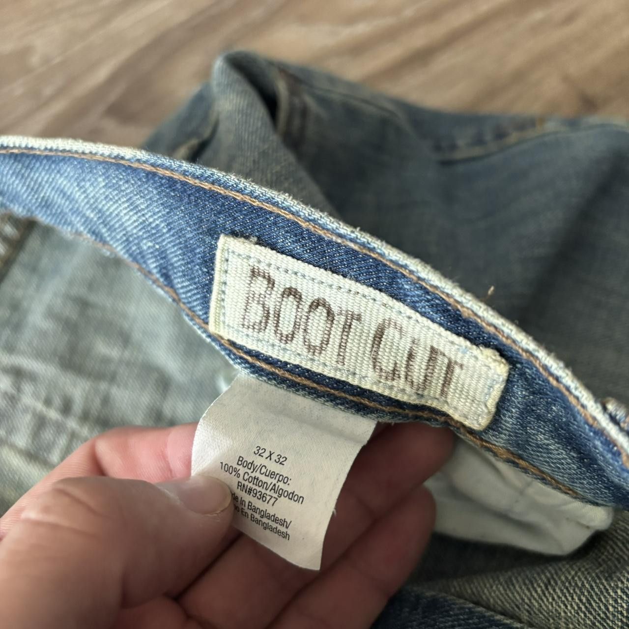 Vintage Crazy Vintage Y2K/2000s Grunge Faded Bootcut Denim Jeans! 32x29 Size US 32 / EU 48 - 8 Thumbnail