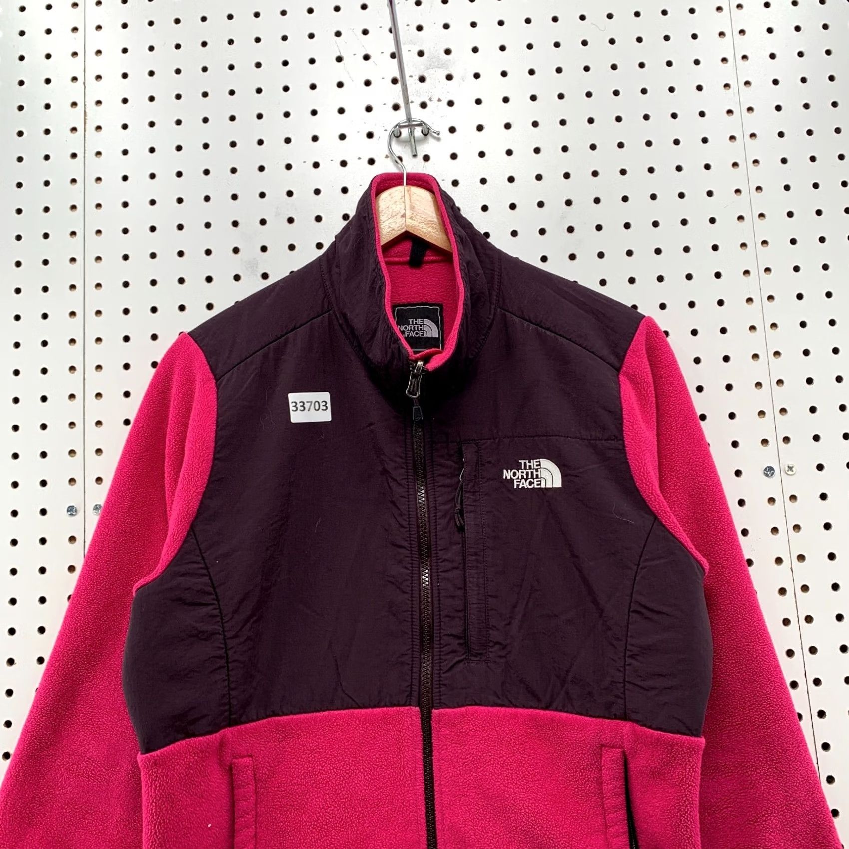 The North Face The North Face Denali Jacket Womens Medium Pink Fleece Full Zip Size M / US 6-8 / IT 42-44 - 2 Thumbnail