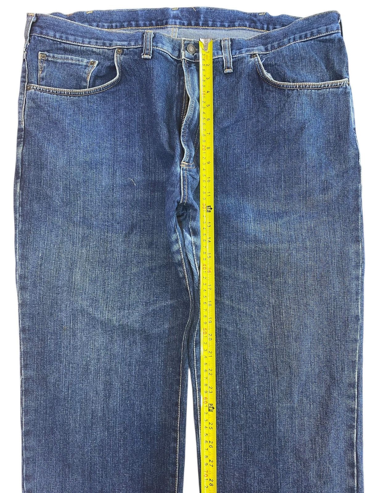 Edwin Edwin Whiskers Dark Blue Wash Style Loose Jeans Size US 42 / EU 58 - 6 Thumbnail