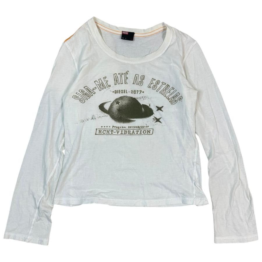 Diesel × Vintage Vintage Y2K Casual Diesel Follow Me To The Stars Longsleeve Size M / US 6-8 / IT 42-44 - 2 Thumbnail