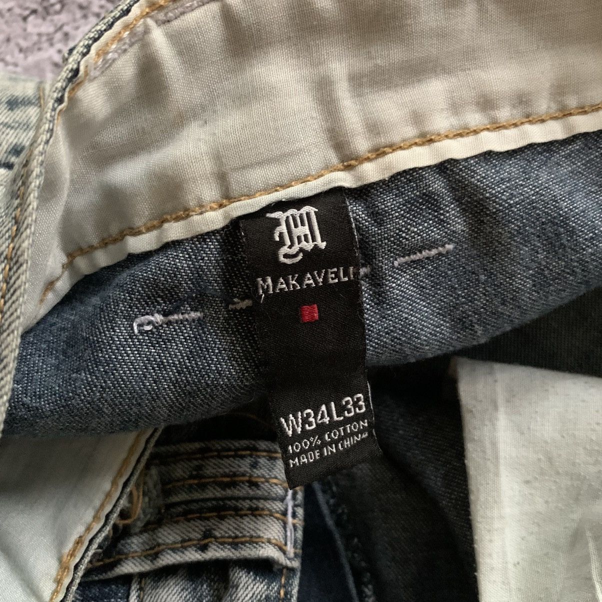 Makaveli Y2K - Makaveli Tupac Shakur Denim Baggy Pants Size US 34 / EU 50 - 8 Thumbnail