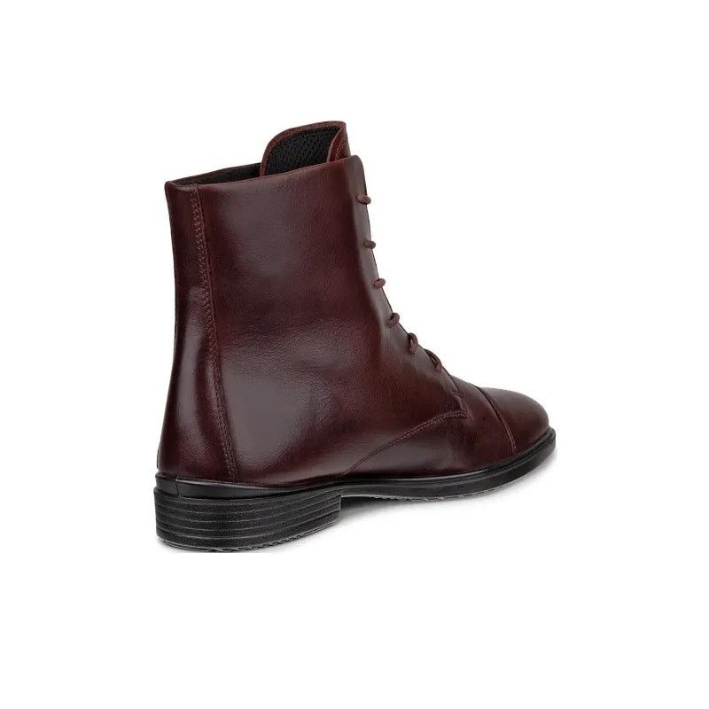 Ecco ECCO WOMEN'S 35 ANDORRA MAROON TOUCH 15 LACE CHUKKA BOOTS Size US 4.5 / IT 34.5 - 3 Thumbnail