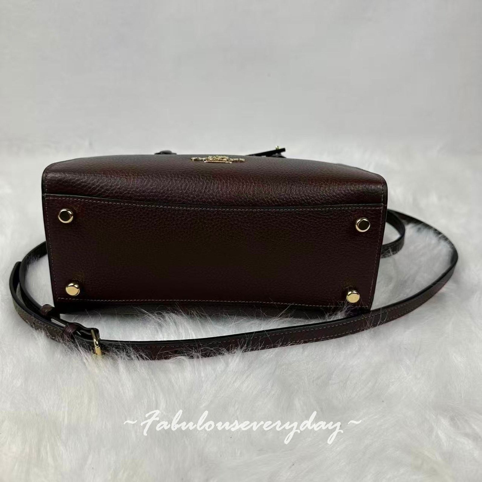 Coach Coach Maggie Small Tote Bag Crossbody Leather/Maple CY668 Size ONE SIZE - 6 Thumbnail