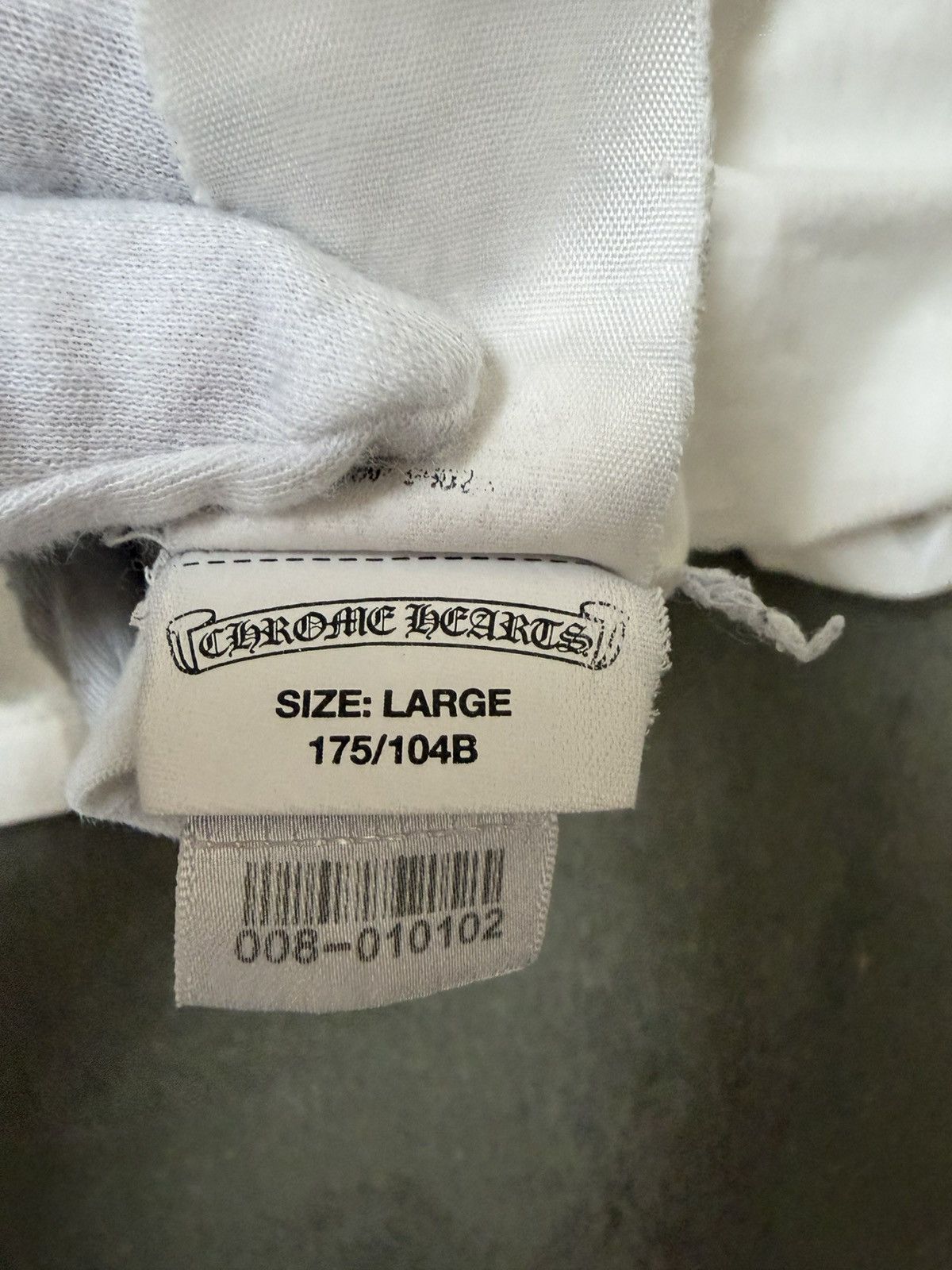 Chrome Hearts Chrome Hearts Horse Shoe Logo Tee White Size US L / EU 52-54 / 3 - 4 Thumbnail