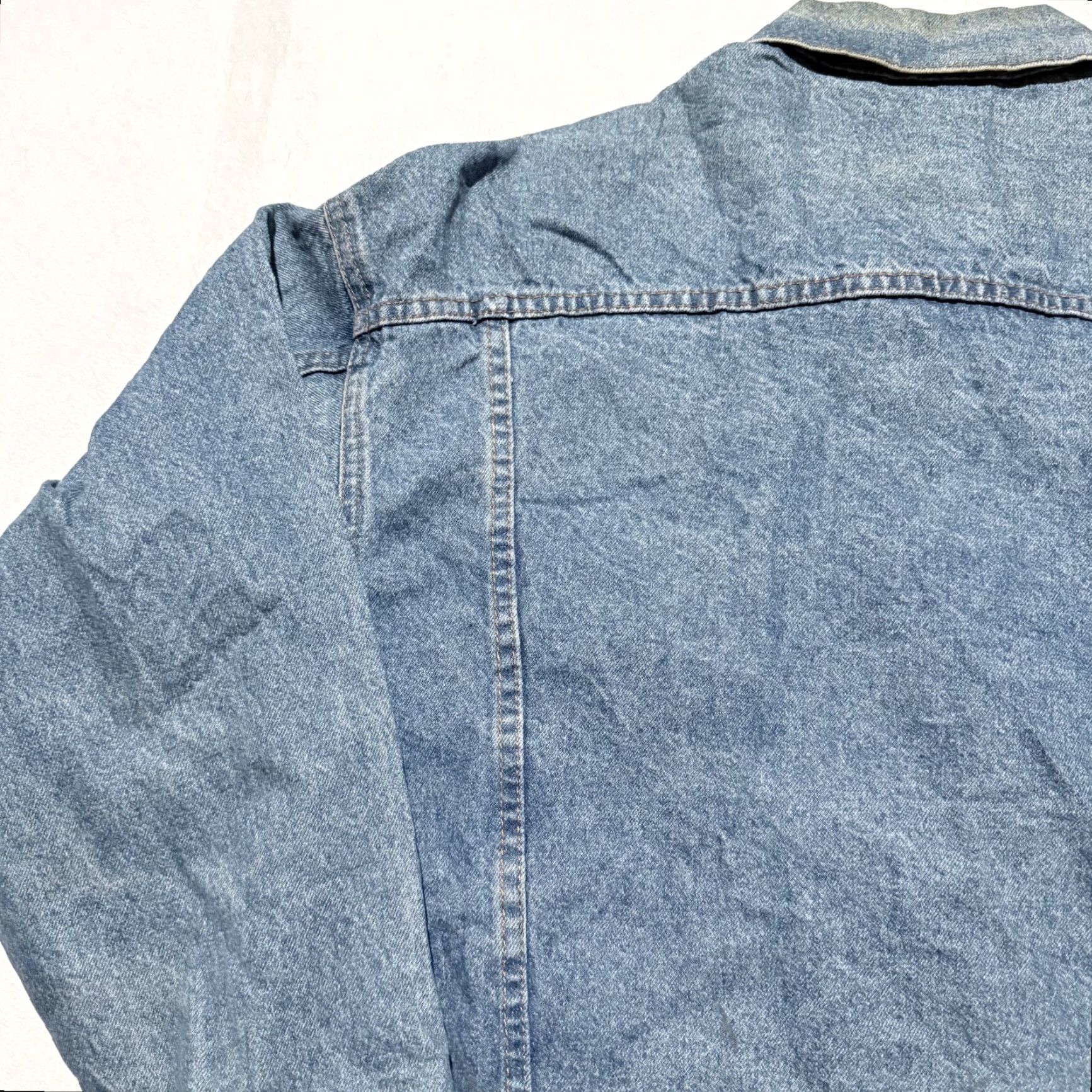 Denime Vintage Union Made Trucker Jacket Denim Pockets USA Made Retro - Medium Mens Jacket Blue Denim Trucker Jacket - Medium Size US M / EU 48-50 / 2 - 7 Thumbnail
