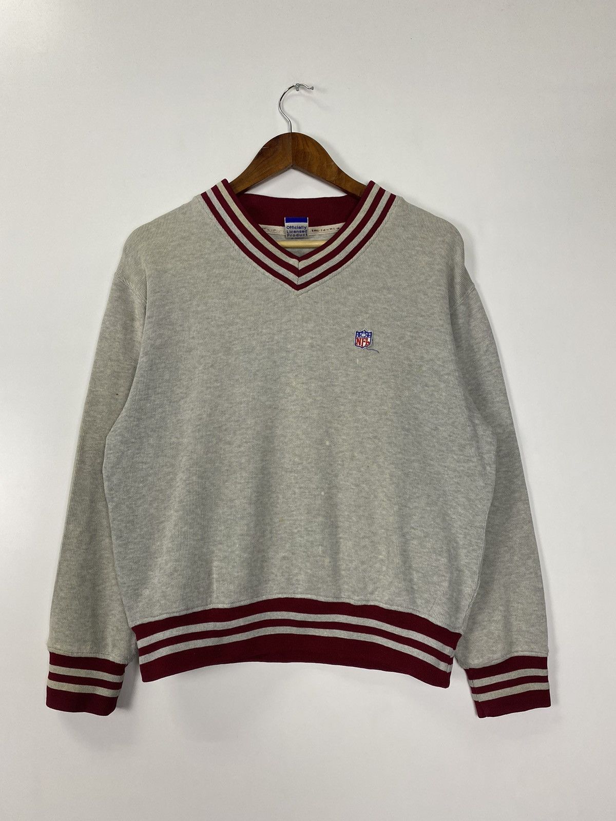 NFL × Vintage Vintage 90s NFL sweatshirt Size US M / EU 48-50 / 2 - 2 Thumbnail