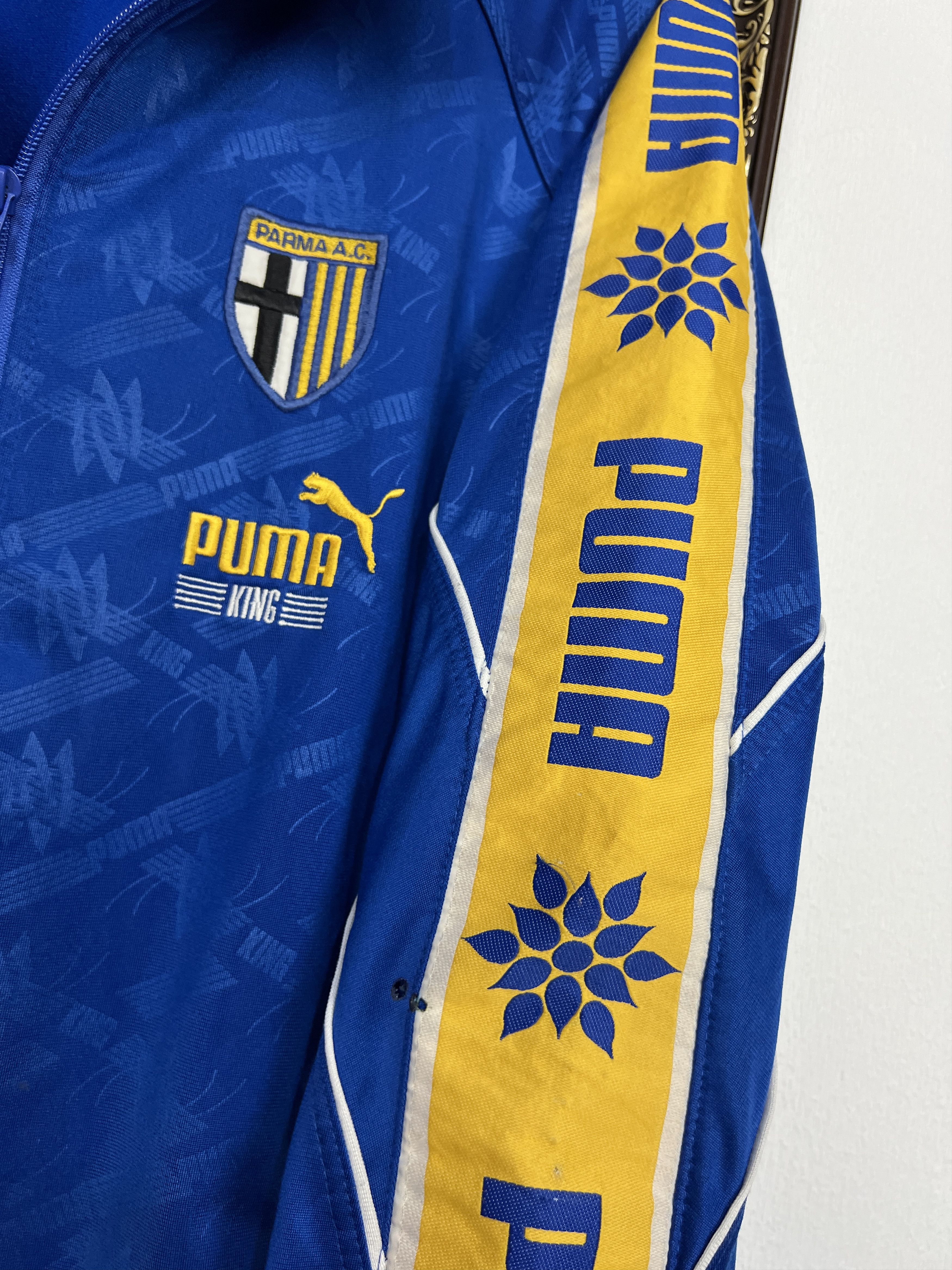 Puma Vintage 90's Puma Parma Football Jacket Soccer Track Top Size US M / EU 48-50 / 2 - 5 Thumbnail