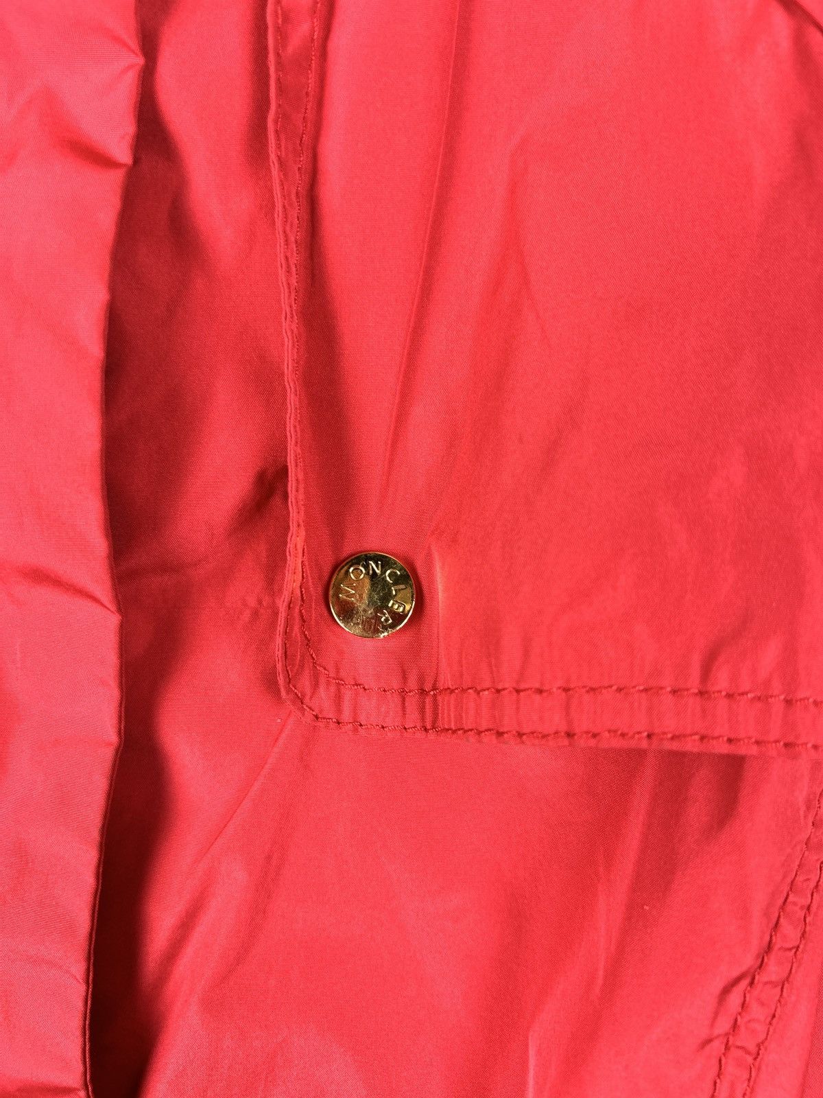 Moncler Moncler Red Rain Jacket Nylon Coat Size 4 Size L / US 10 / IT 46 - 5 Thumbnail