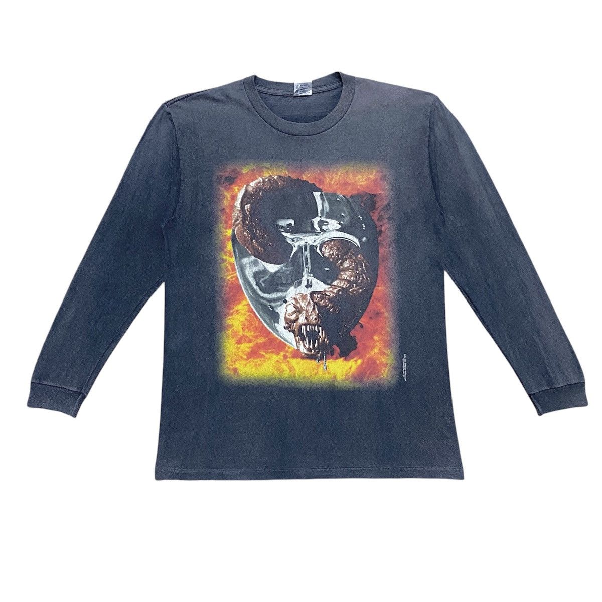 Expert Horror × Vintage Rare‼️🔥Vintage Rare 90's Jason Goes To Hell T-Shirt Size US M / EU 48-50 / 2 - 1 Thumbnail