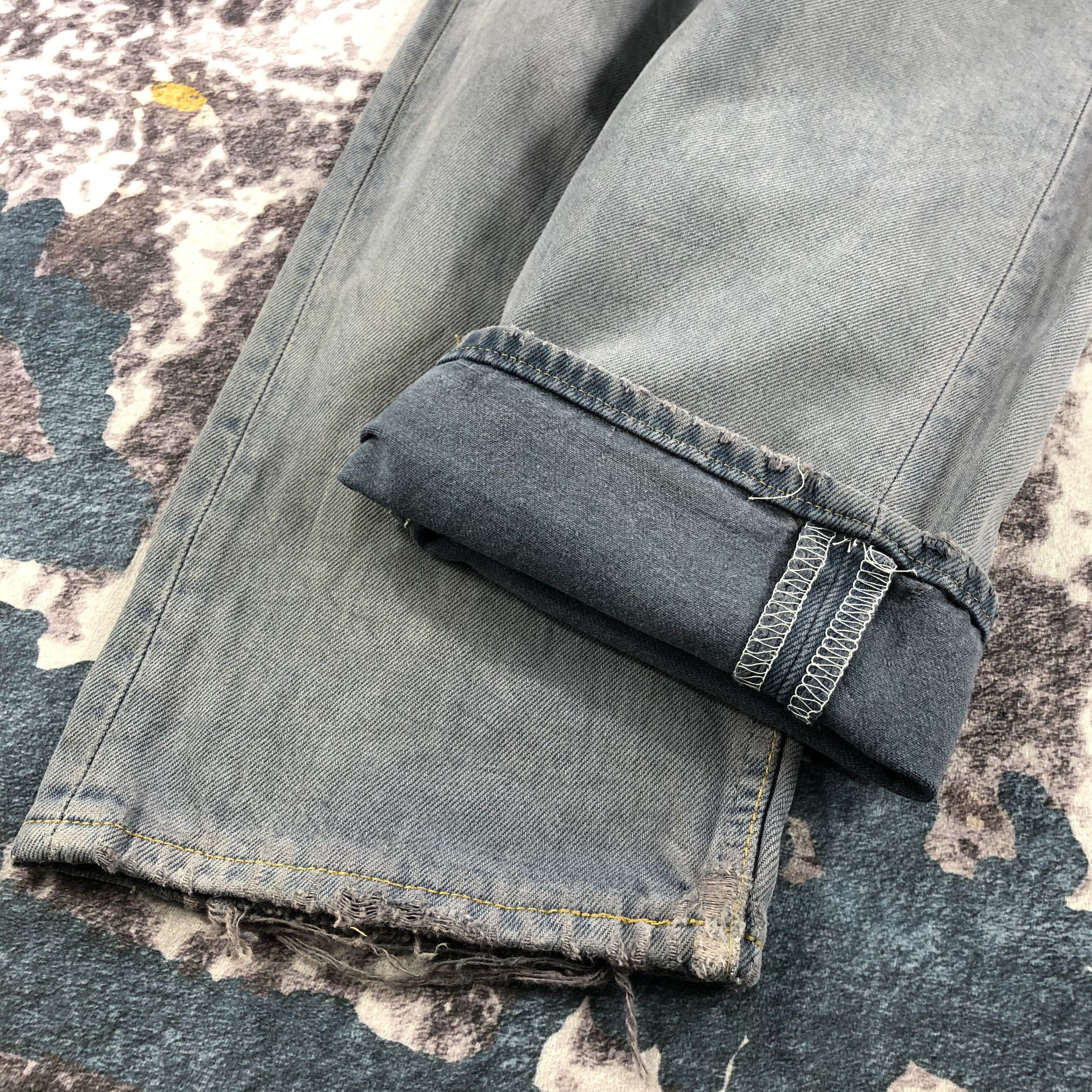 Levi's Vintage 90s Levis 501 Faded Black Jeans-JM2418 Size US 31 - 9 Thumbnail