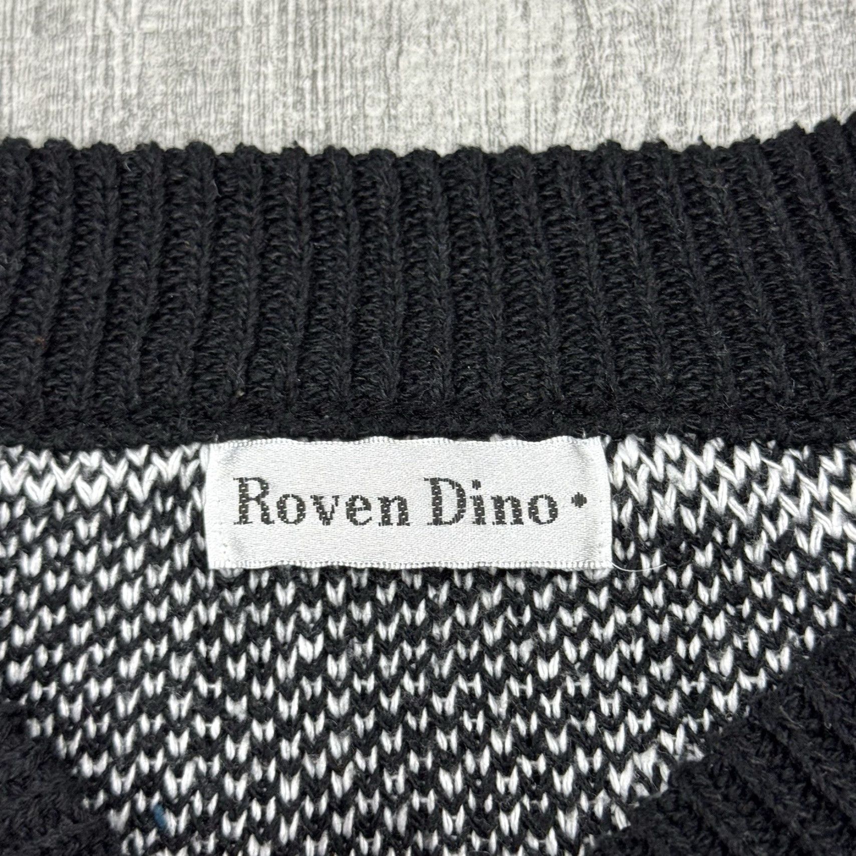Vintage VTG ROVEN DINO CAT THEME ALL OVER CUTE CREW SWEATER GRAPHIC MEOW WHISKER L Size M / US 6-8 / IT 42-44 - 4 Thumbnail
