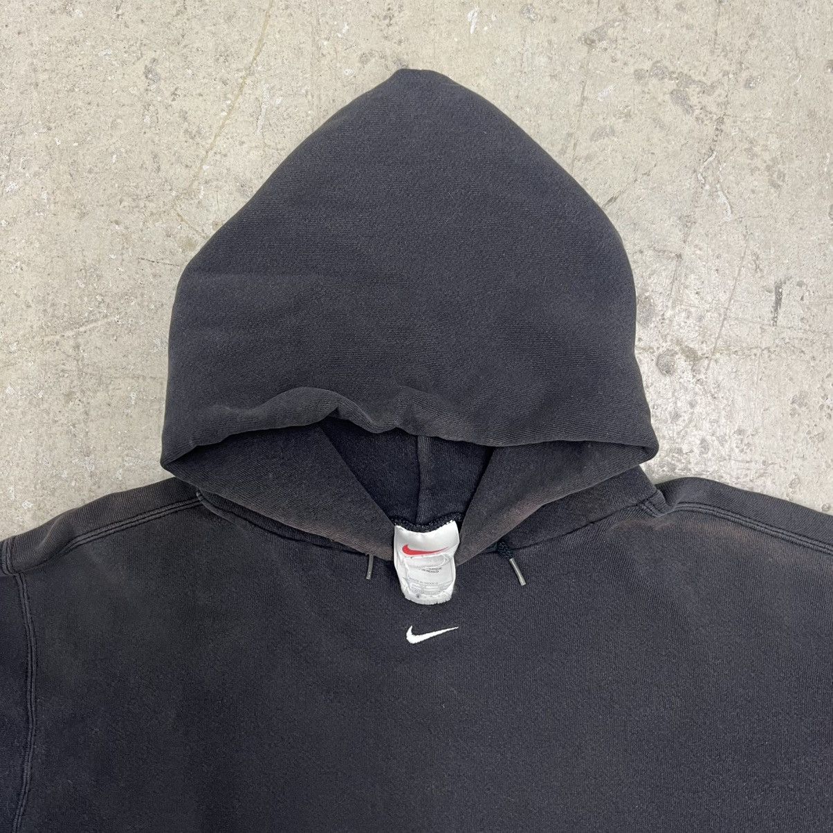 Nike × Vintage Vintage Nike 90s Center Swooosh Mens XL Hoodie Sweatshirt Size US XL / EU 56 / 4 - 2 Thumbnail
