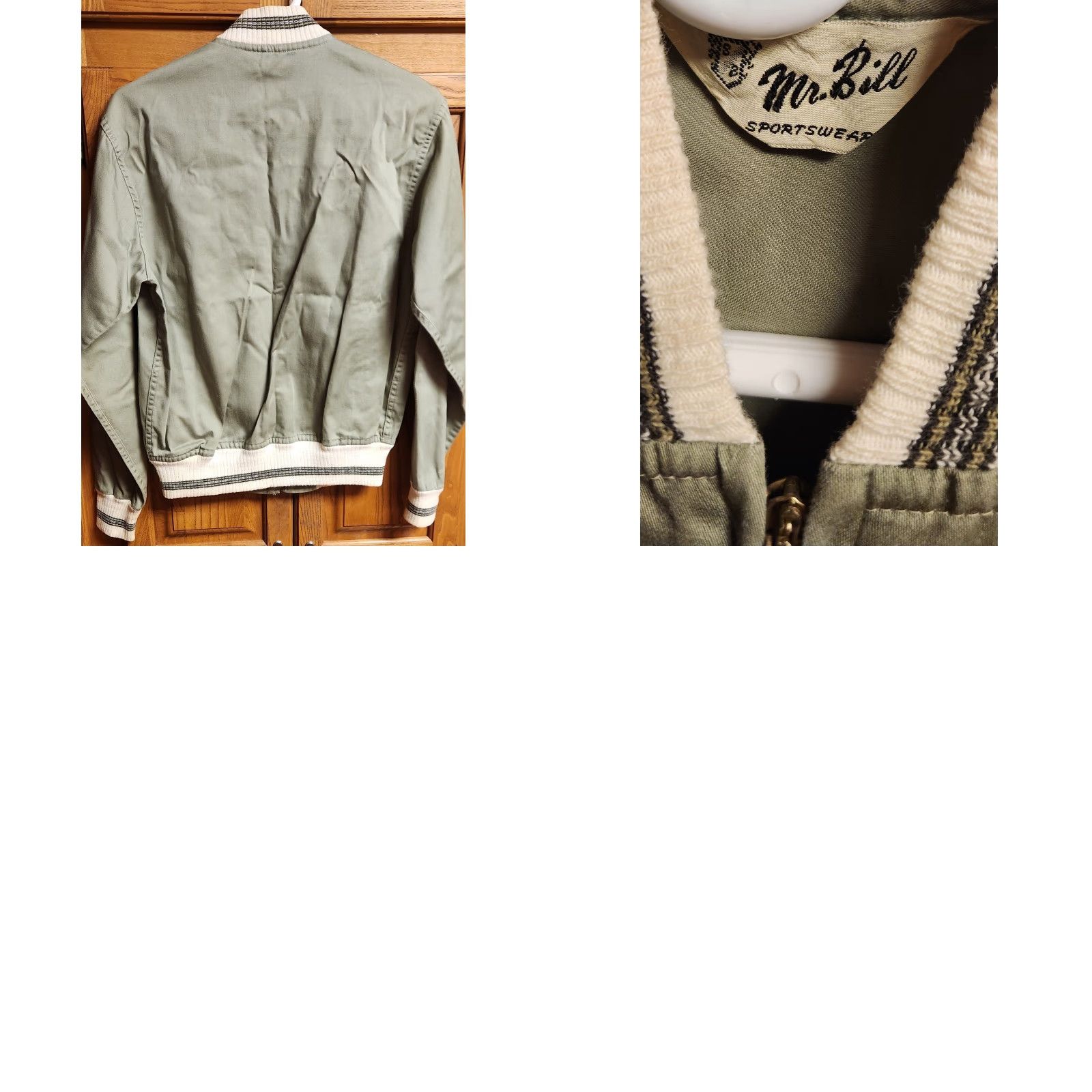Etro Mr Bill Jacket Adult Size S Small Full Zip Work Chore Sailing Retro Lightweight Vintage Olive Solid Pattern Size US S / EU 44-46 / 1 - 8 Thumbnail