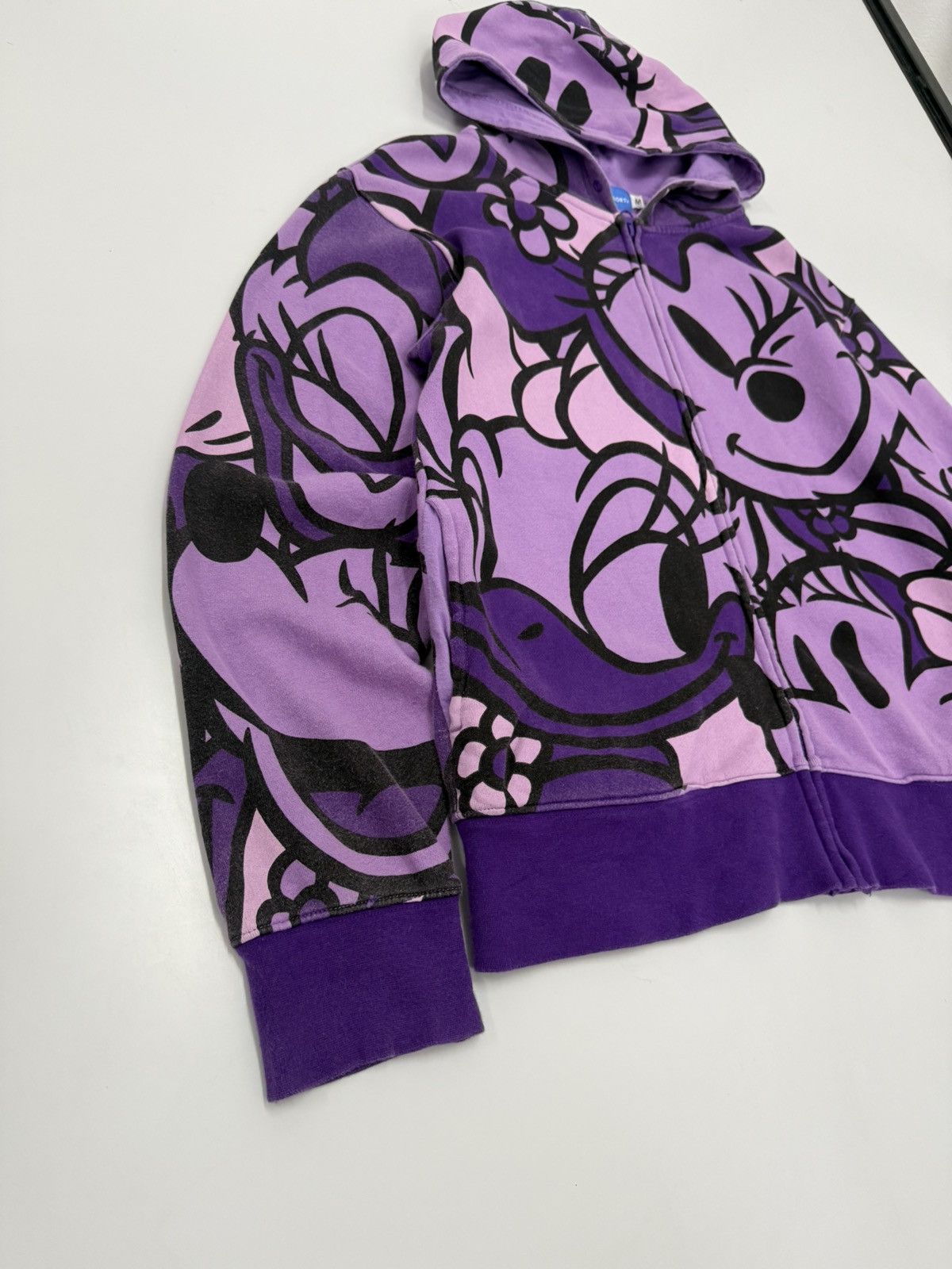 Disney 🔥 Y2K Mickey Full Printed Disney Resort Zipper Sweat Hoodie Size US S / EU 44-46 / 1 - 3 Thumbnail