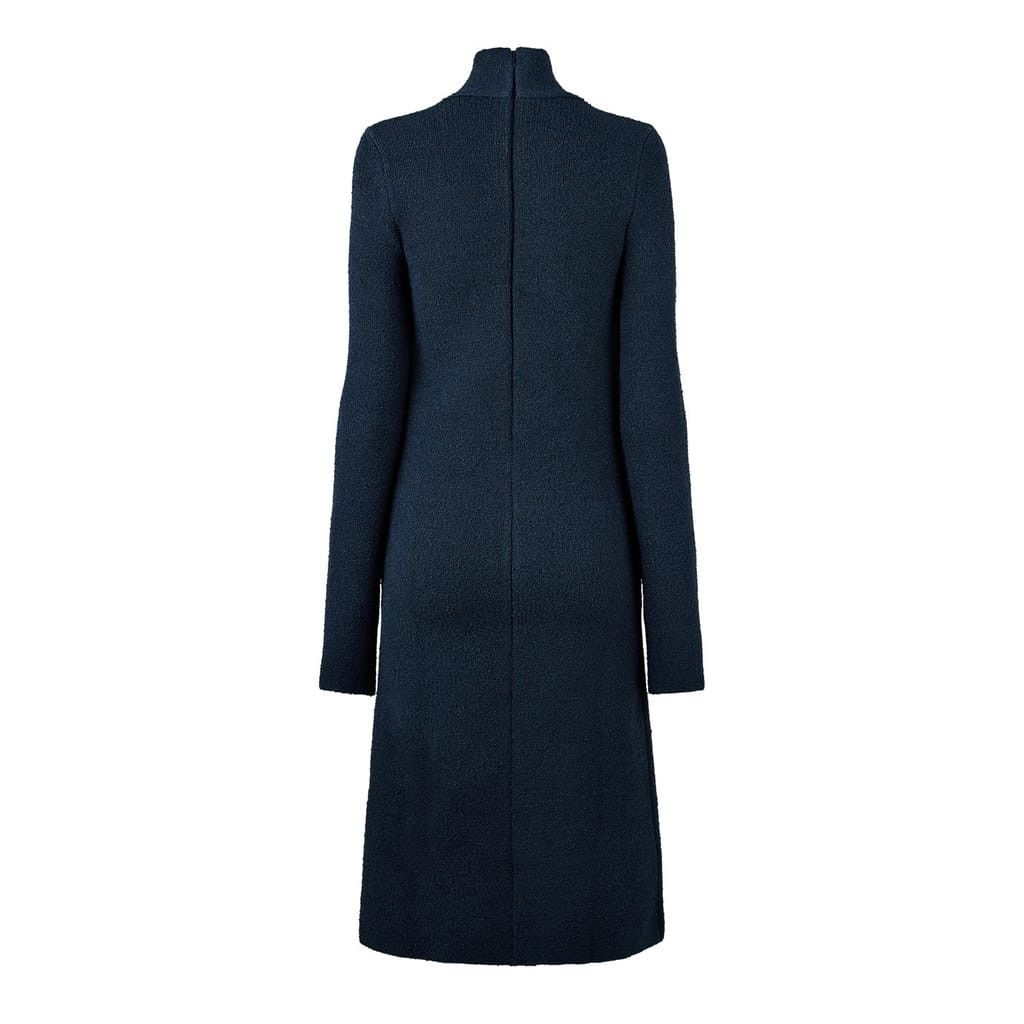 Bottega Veneta Bottega Veneta High Neck Midi Dress in Blue Size M / US 6-8 / IT 42-44 - 3 Thumbnail