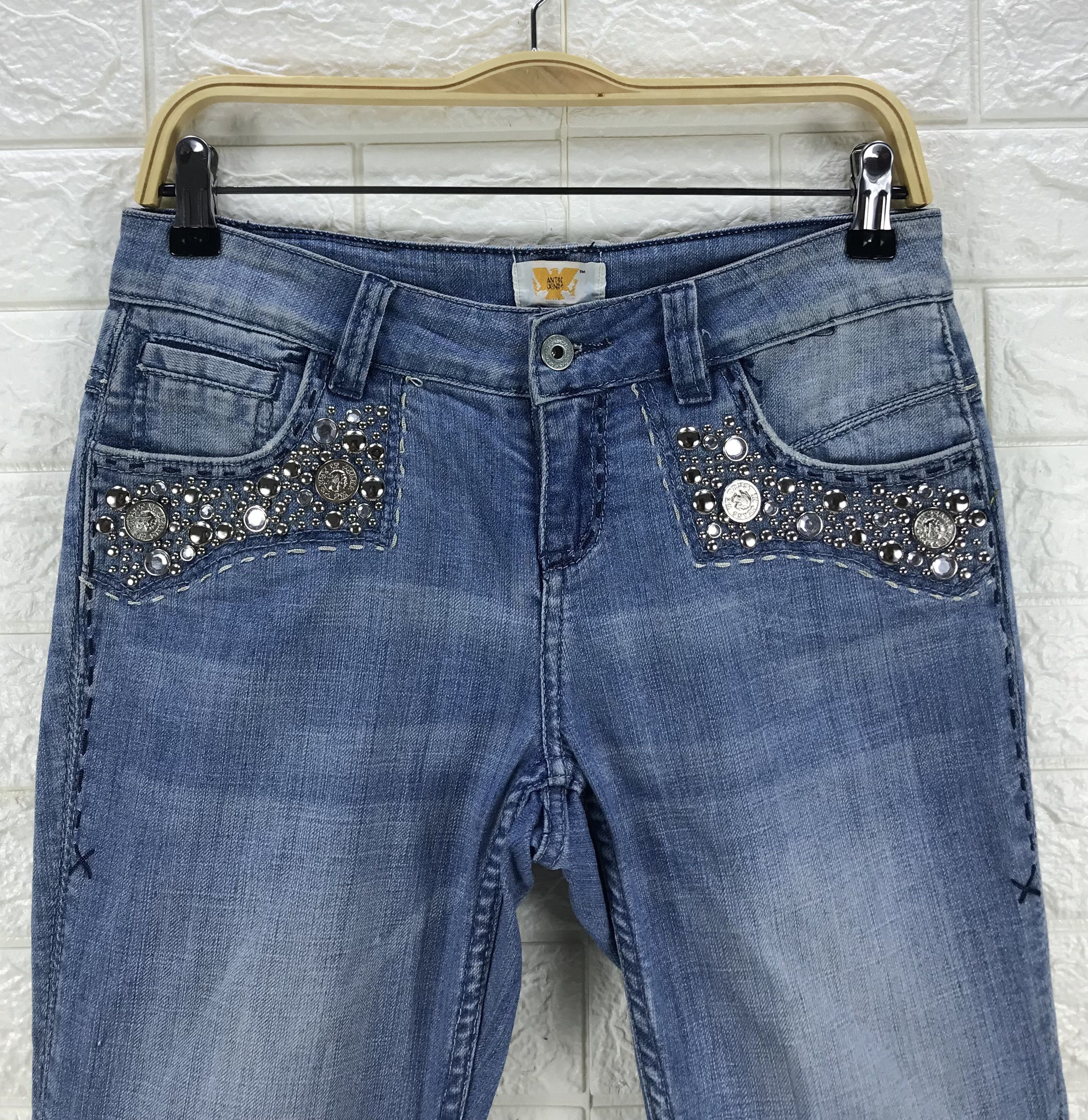 Antik Denim Vintage Antik Denim Flare Jeans Size 28" / US 6 / IT 42 - 2 Thumbnail