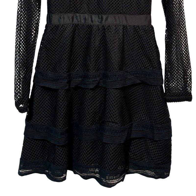 Other Size XS | Australian Designer SHILLA Fishnet-Lace Dress Size XS / US 0-2 / IT 36-38 - 3 Thumbnail