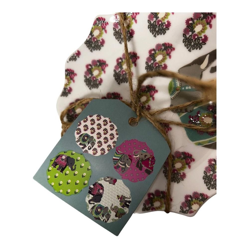 Designer World Market l NWT Boho Appetizer Plates Size ONE SIZE - 4 Thumbnail