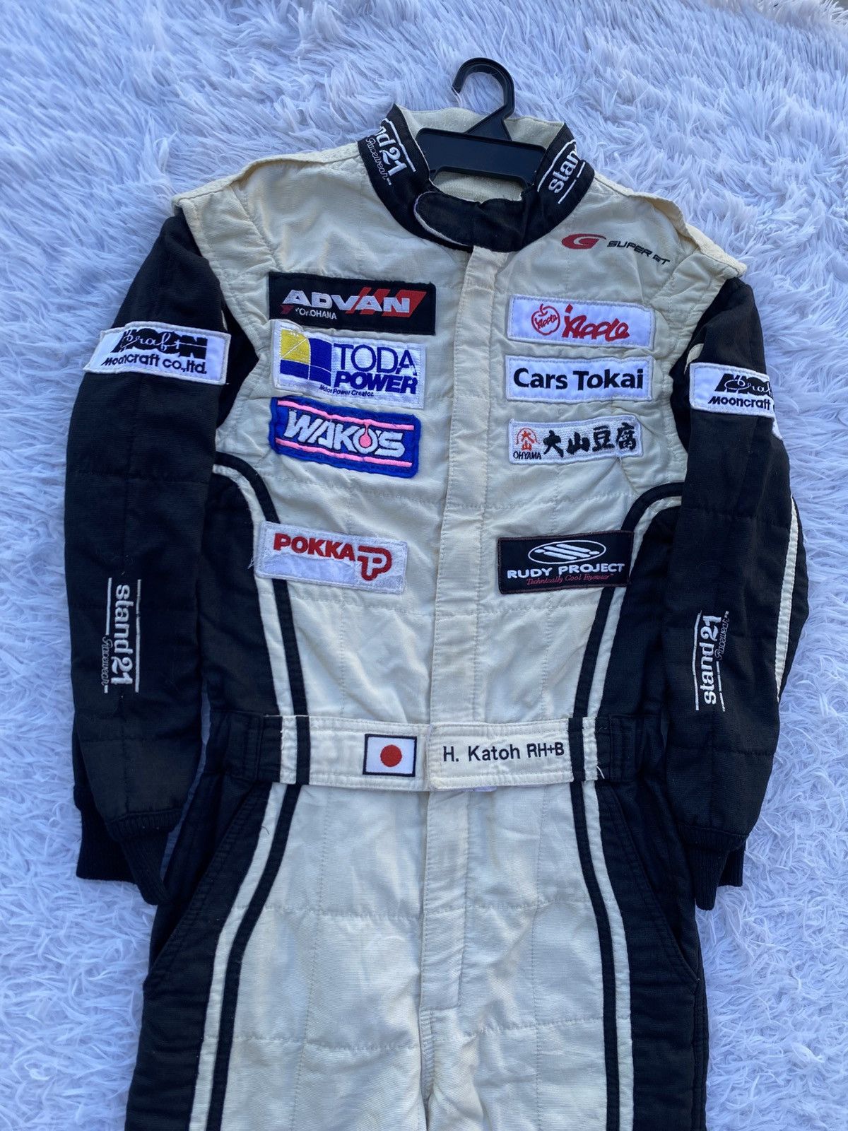 Racer Worldwide Rare Vintage Yokohama Coverall Racing Outfit Japan Size US S / EU 44-46 / 1 - 8 Thumbnail