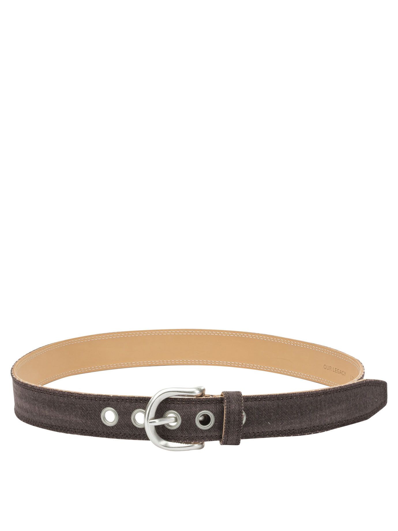 Denim And Leather Belt