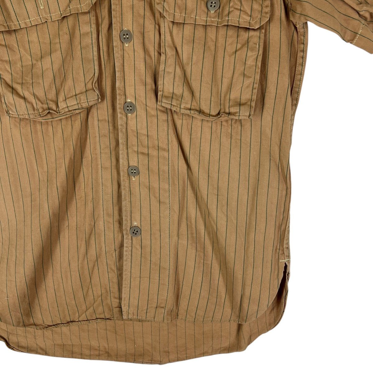 Coca Cola 70s Coca Cola Japan Taiwa Pin Stripe Hbt Work Shirt Size US S / EU 44-46 / 1 - 8 Thumbnail