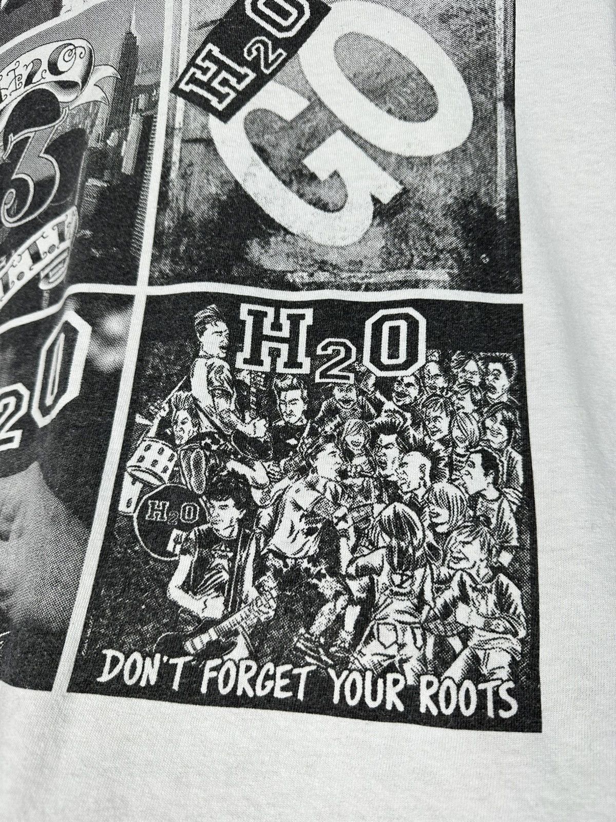 Gildan H2O Band Rock T shirt Albums Promo Punk Men’s White XL Size US XL / EU 56 / 4 - 7 Thumbnail