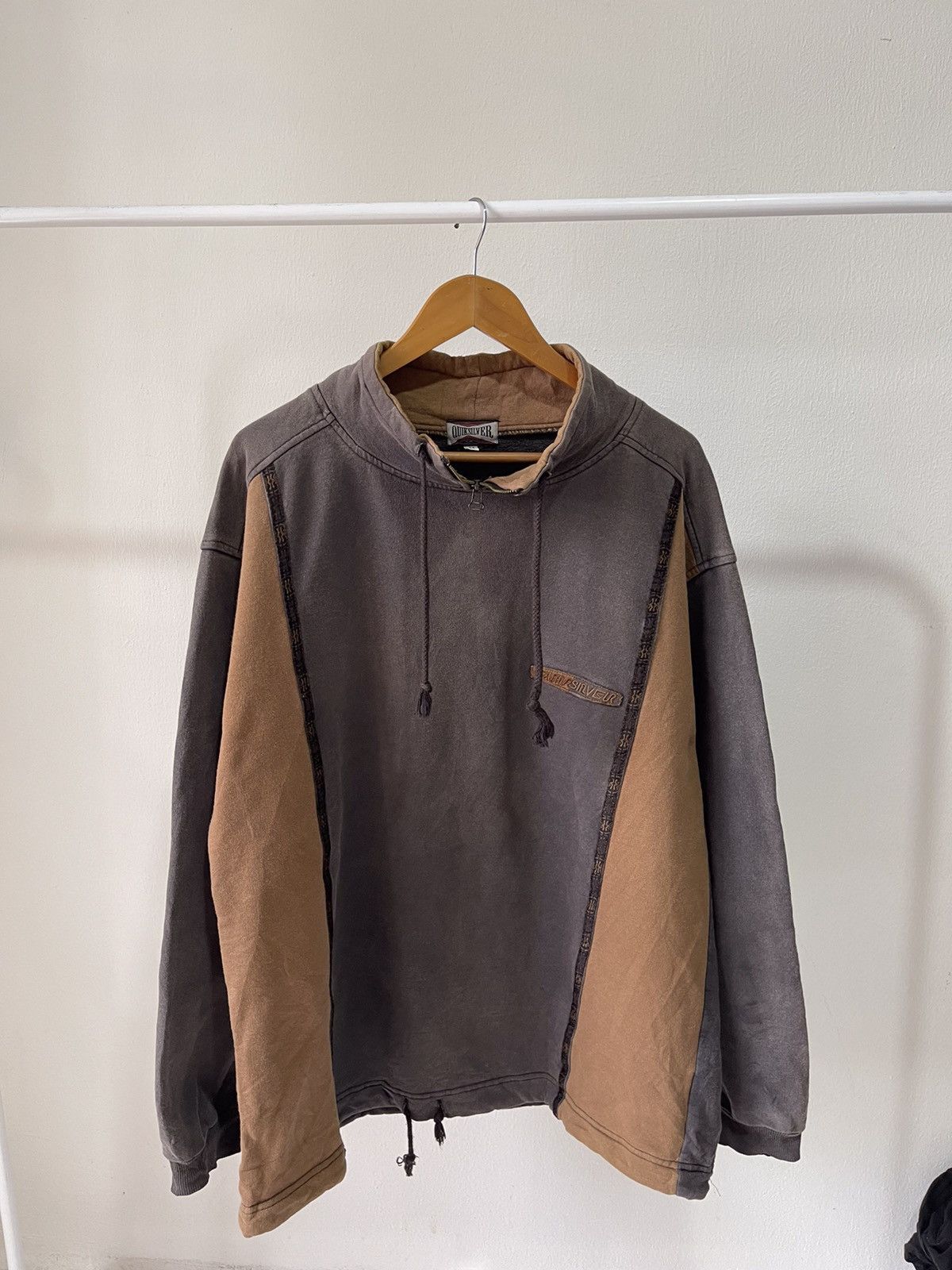 Quiksilver × Vintage 80s Quiksilver Faded Sweatshirt Size US XL / EU 56 / 4 - 2 Thumbnail