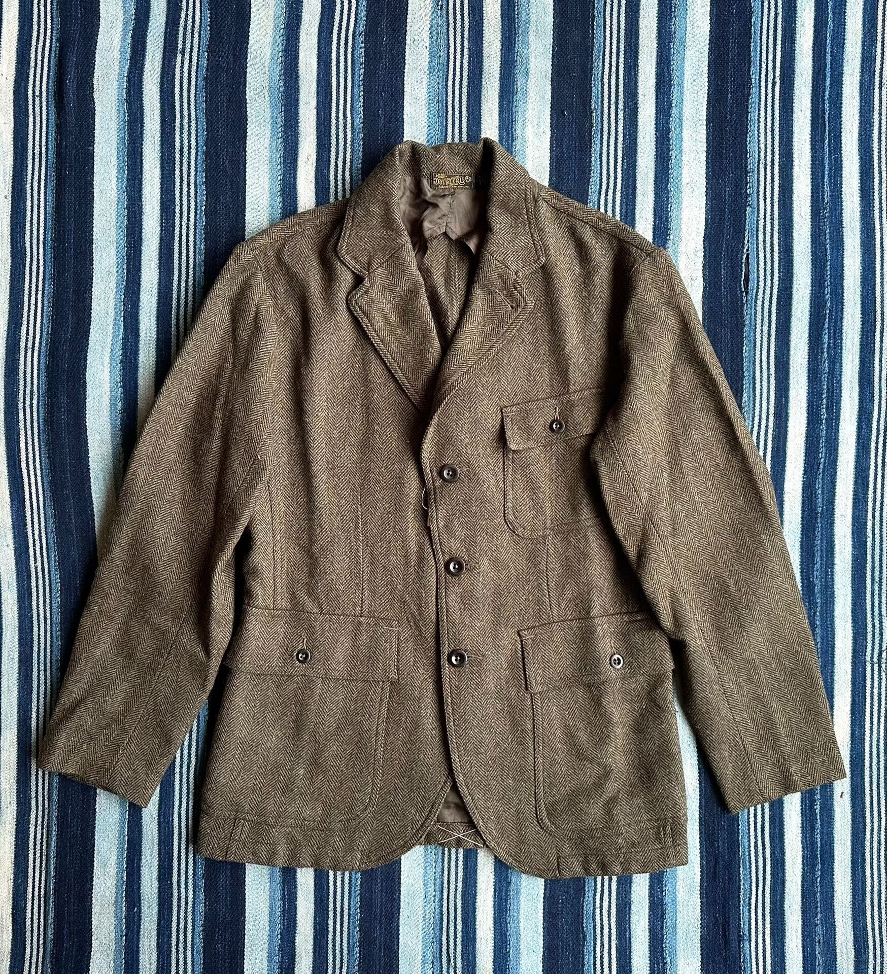 RRL Ralph Lauren RRL Unconstructed Herringbone Sport Coat Size US M / EU 48-50 / 2 - 1 Thumbnail