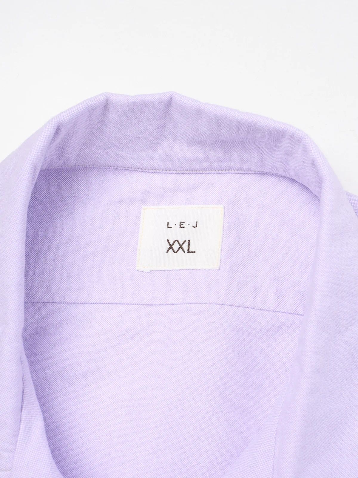 L.E.J London L.E.J Purple Oxford Cotton RN Work Shirt Size US XXL / EU 58 / 5 - 7 Thumbnail