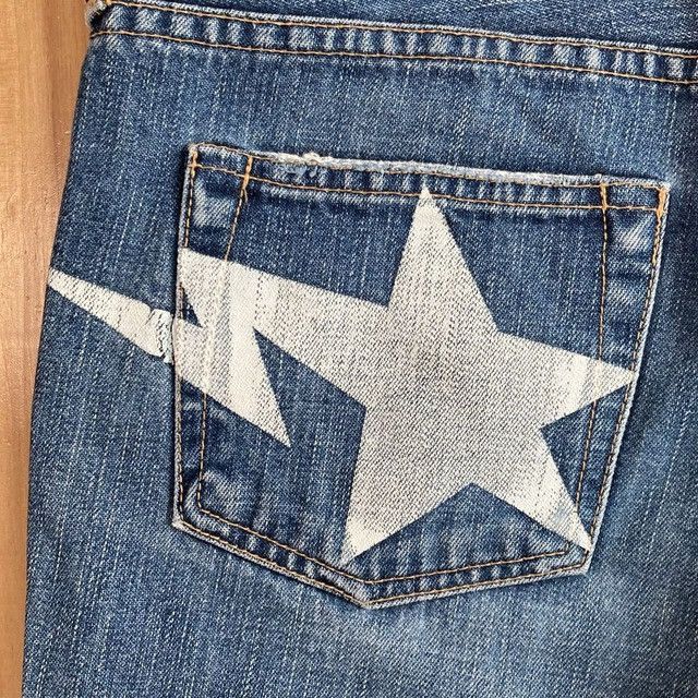Bape BAPE STA Denim Pants a bathing ape star NIGO Size 25" / US 0 / IT 36 - 3 Thumbnail