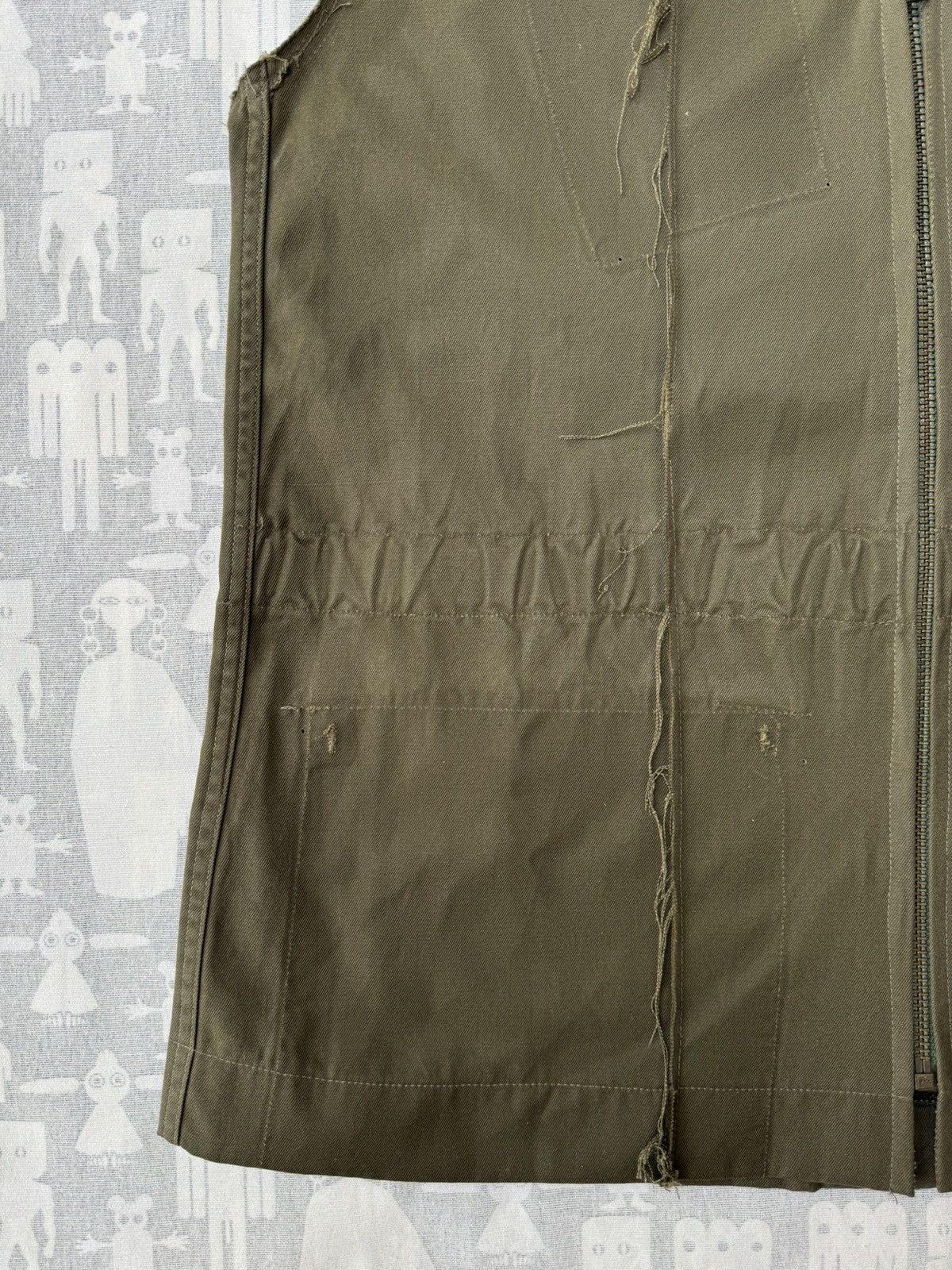 Maison Margiela Maison Martin Margiela SS00 Artisanal Reworked Army Vest Size US S / EU 44-46 / 1 - 4 Thumbnail