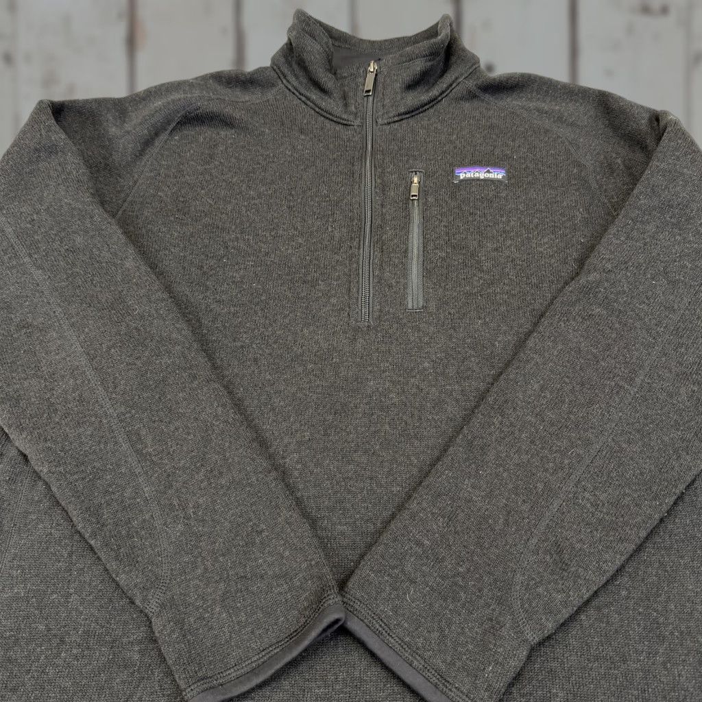 Patagonia Patagonia Sweater Mens Large Gray Better Sweater Fleece Quarter Zip Pullover Size US L / EU 52-54 / 3 - 1 Thumbnail