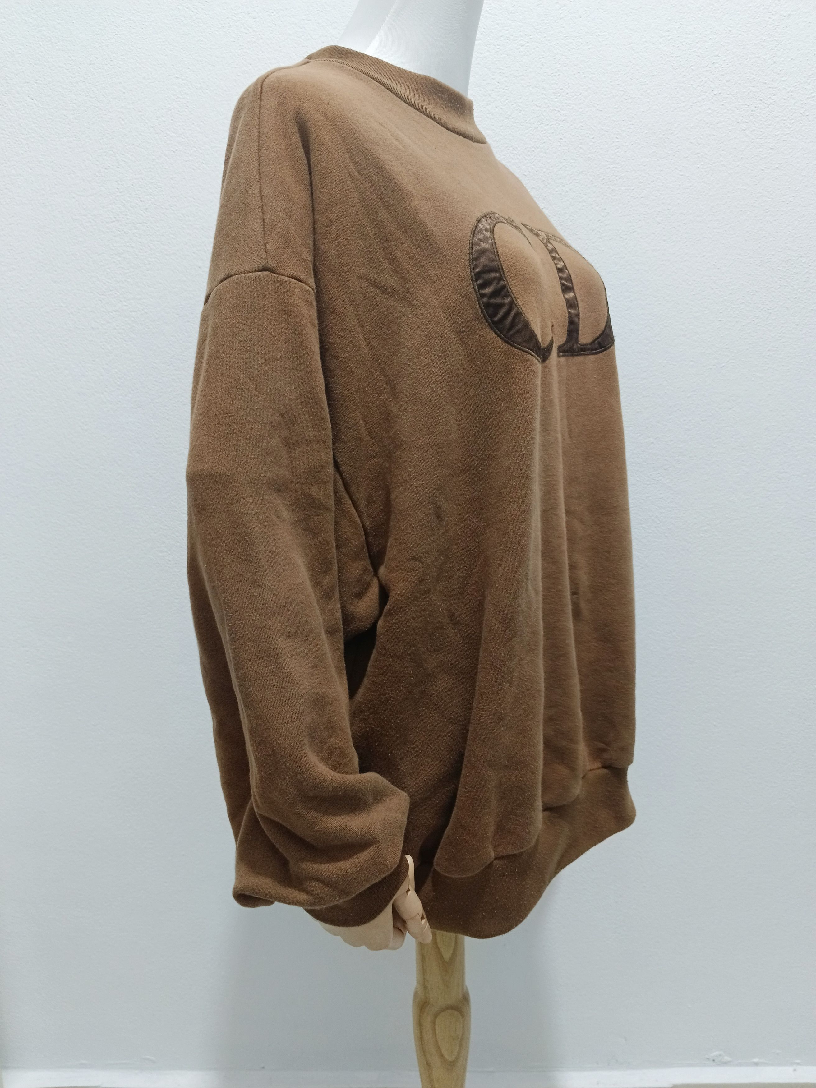 Dior CD SPELLOUT CHRISTIAN DIOR VINTAGE 90s SWEATSHIRT Size US L / EU 52-54 / 3 - 4 Thumbnail