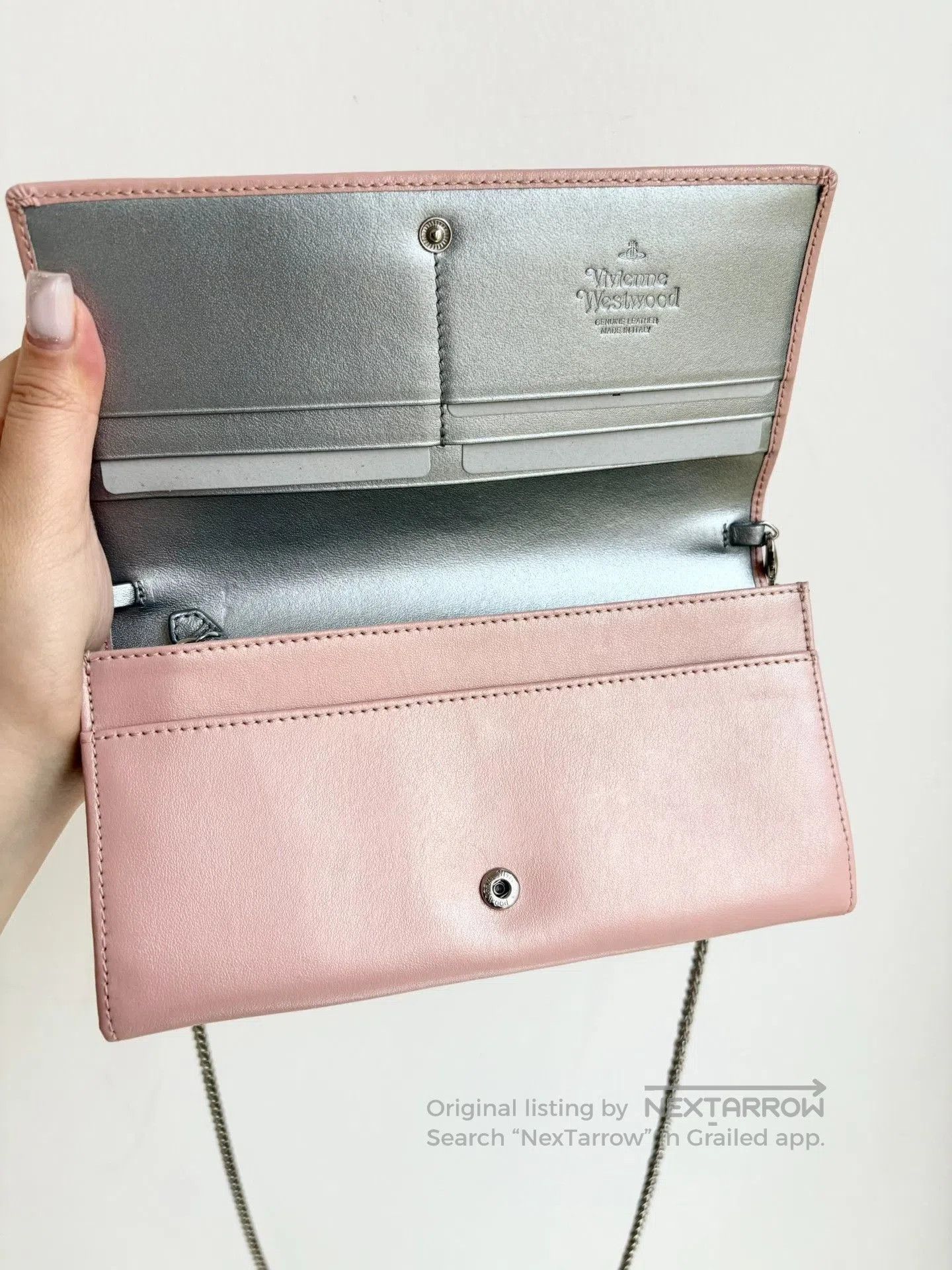 Vivienne Westwood Vivienne Westwood Vintage Pink Saturn Wallet Bag. Size ONE SIZE - 4 Thumbnail