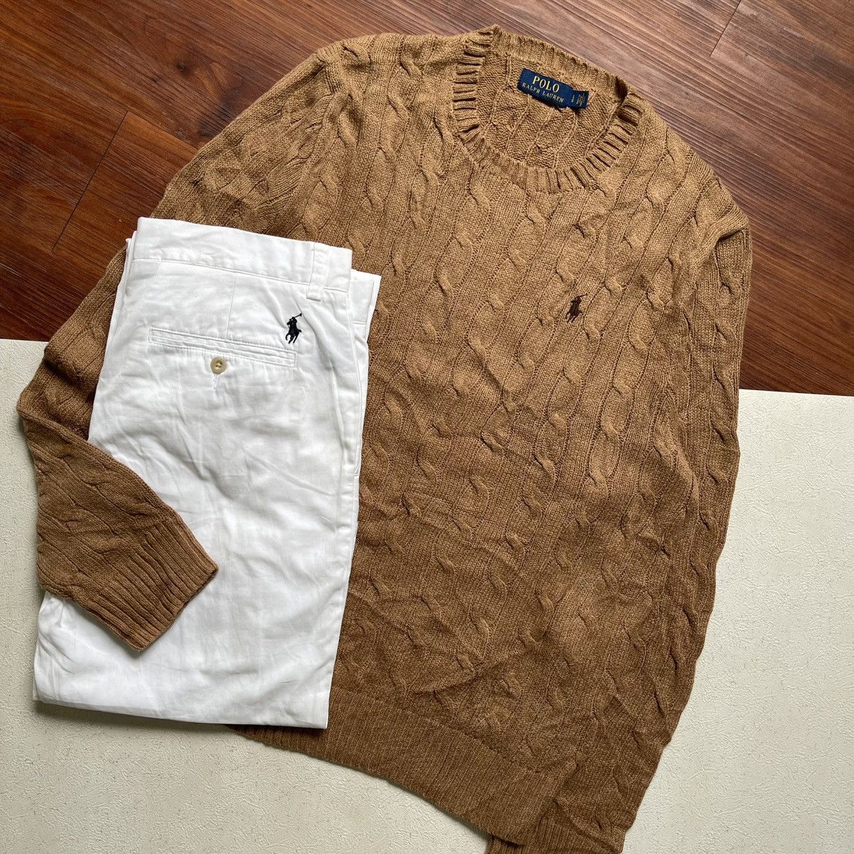 Polo Ralph Lauren cable knit ralph lauren Size US L / EU 52-54 / 3 - 2 Thumbnail