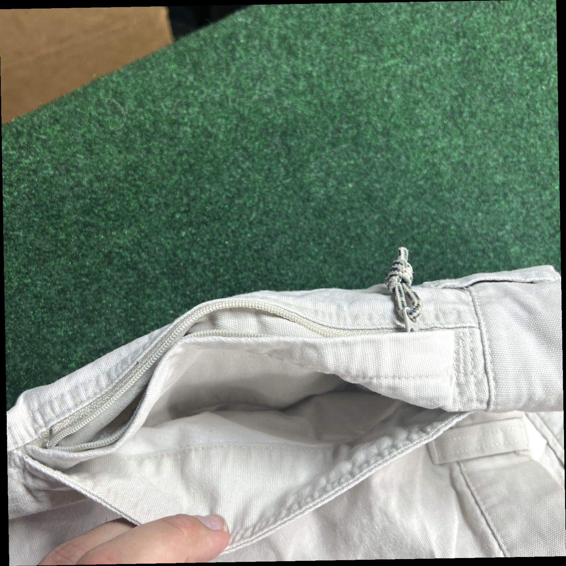 Vintage Mens Columbia Sportswear Zip Pocket Pants 40x32 Khaki Slack Chino Trouser Size US 40 / EU 56 - 4 Thumbnail
