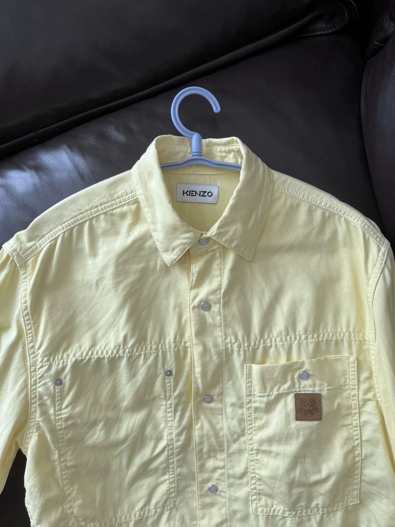 Kenzo Kenzo Men's Logo Long Sleeve Shirt - dmc Size US S / EU 44-46 / 1 - 1 Thumbnail