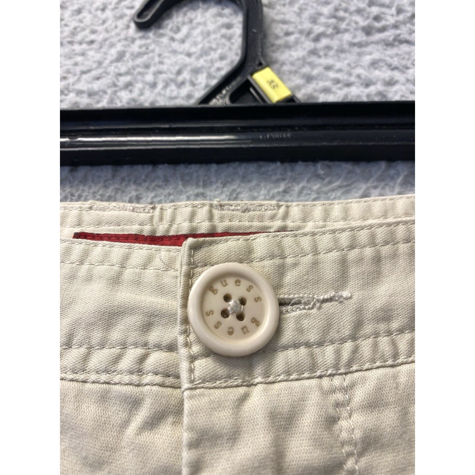 Guess VINTAGE Guess Los Angeles Women's Shorts Casual Cotton Tan Waist 32 Pockets 2000s Beautiful Size 32" / US 10 / IT 46 - 3 Thumbnail