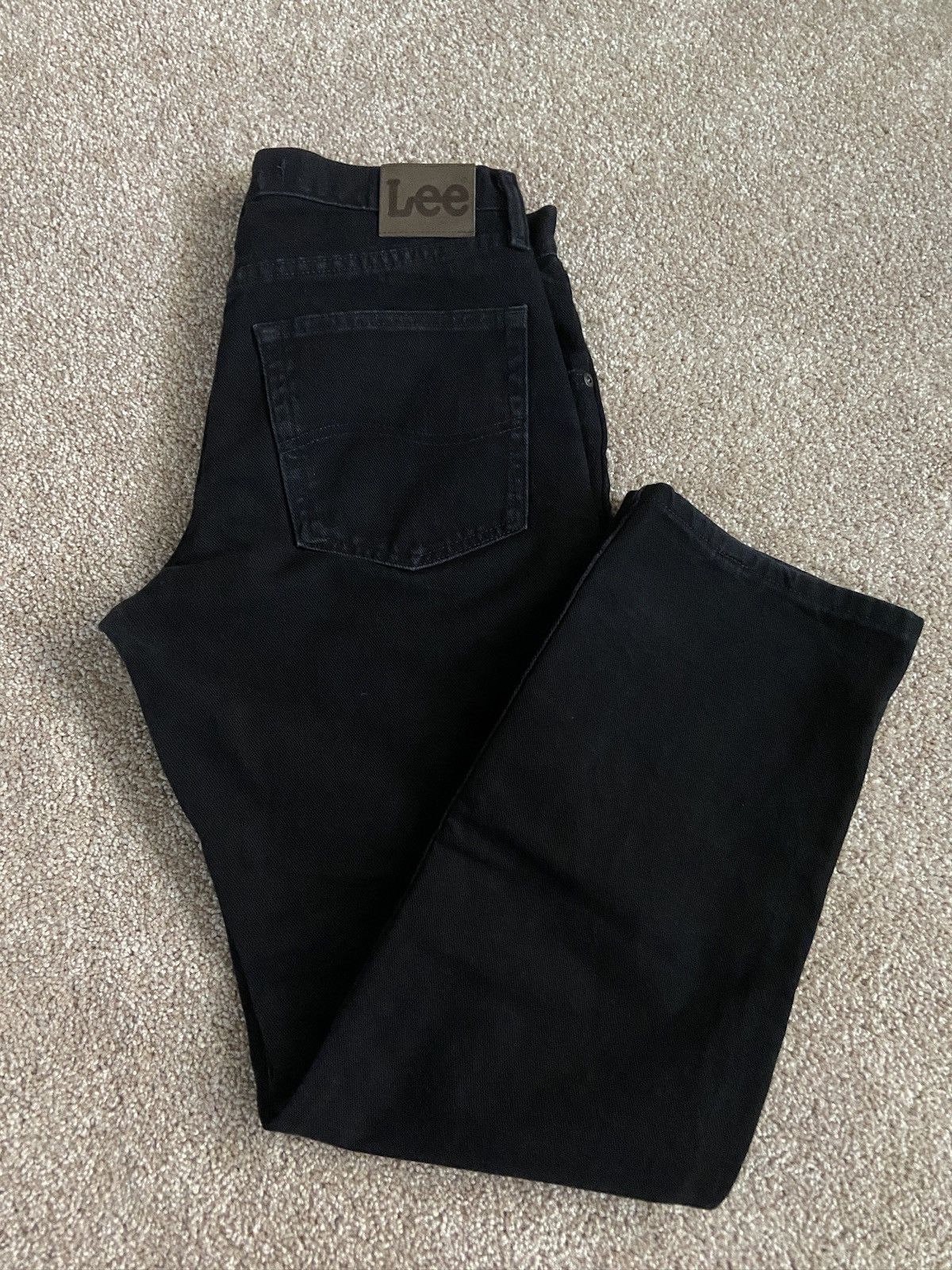Lee × Vintage Vintage Lee Black Denim Jeans Size US 32 / EU 48 - 1 Thumbnail