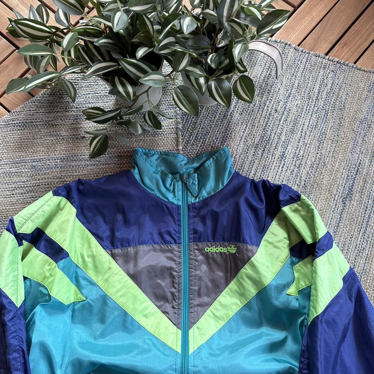 Adidas Vintage 90s Adidas Nylon Track Jacket Size US S / EU 44-46 / 1 - 3 Thumbnail
