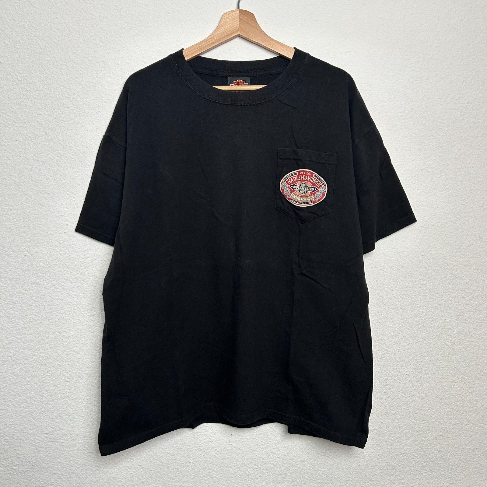 Harley Davidson Harley Davidson Tee Shirt Mens XL Black Crew Neck Size US XL / EU 56 / 4 - 1 Thumbnail