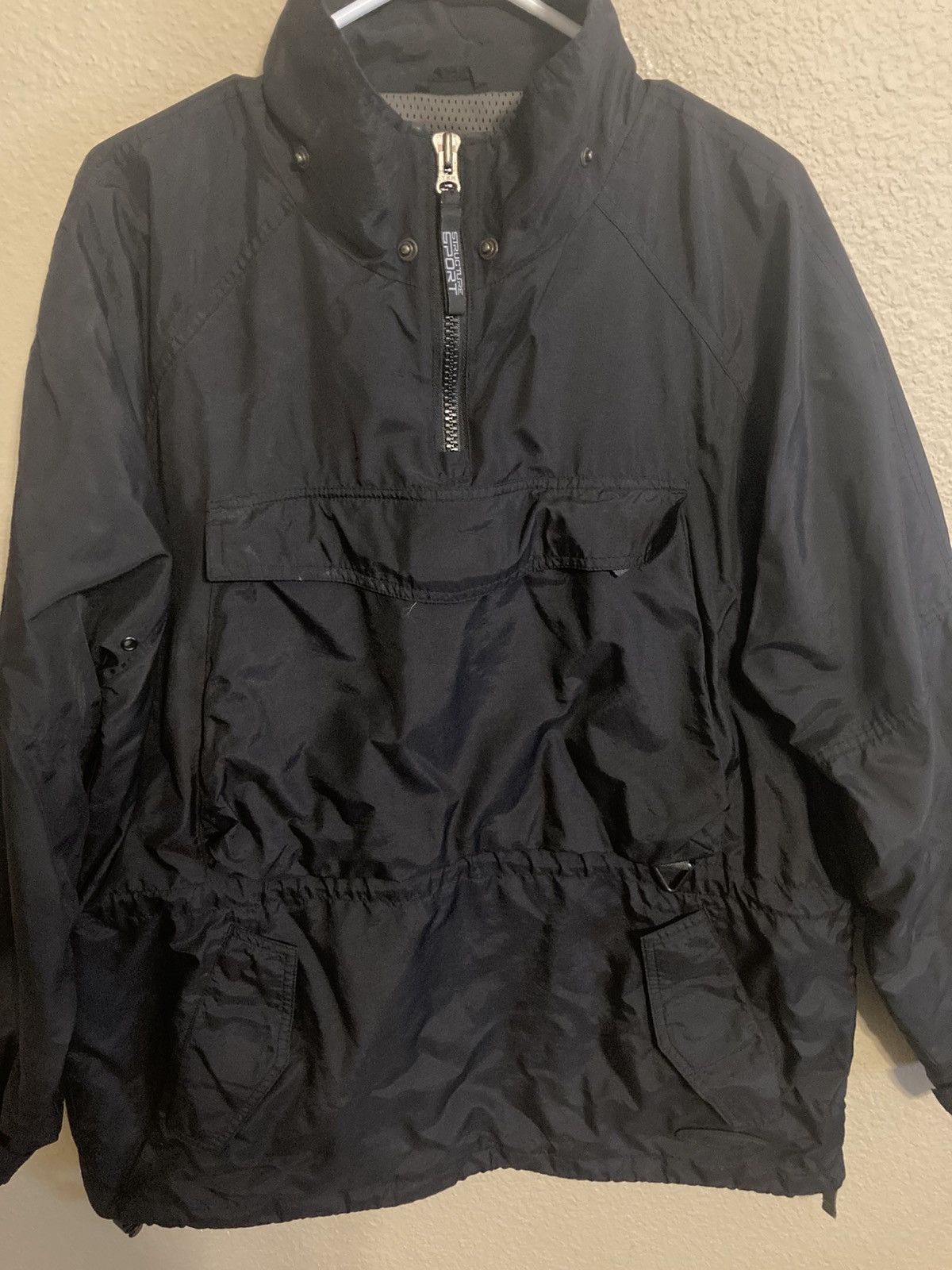 Vintage Vintage Structure Sport Windbreaker Jacket Size US XL / EU 56 / 4 - 5 Thumbnail