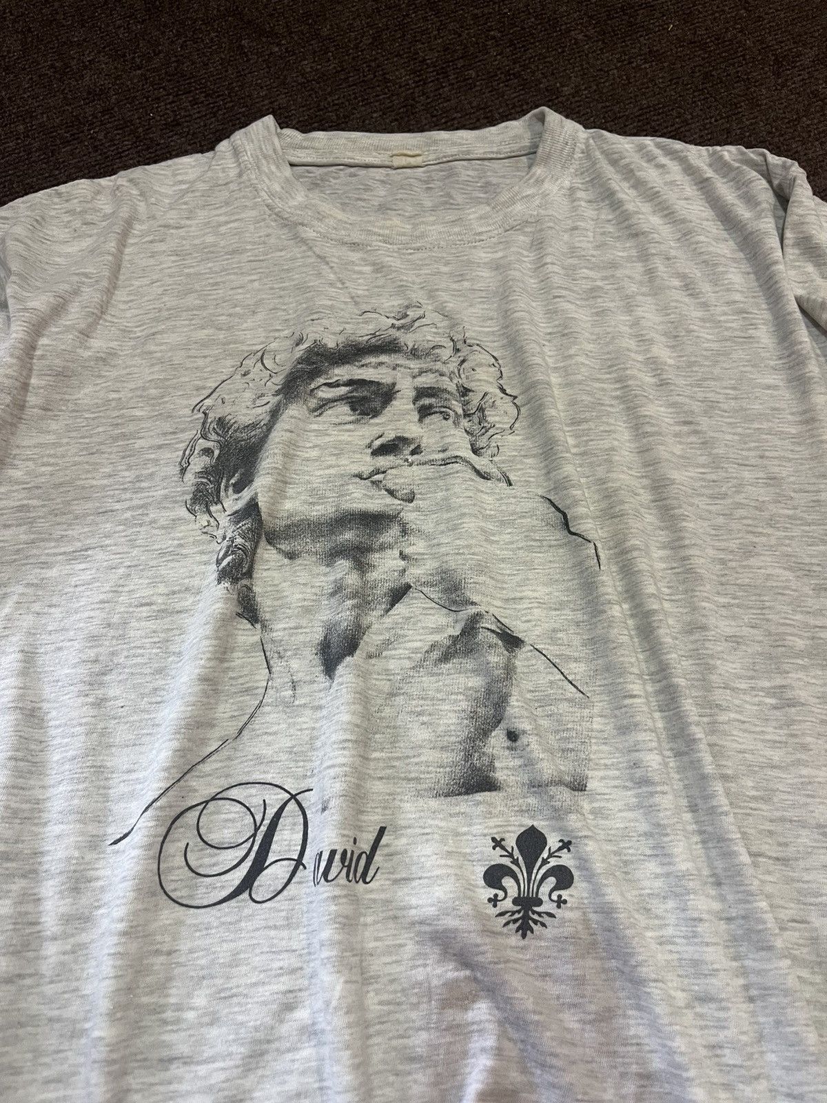 Arts & Science Vintage DAVID big face Art 90’s Tshirt Size US XL / EU 56 / 4 - 3 Thumbnail