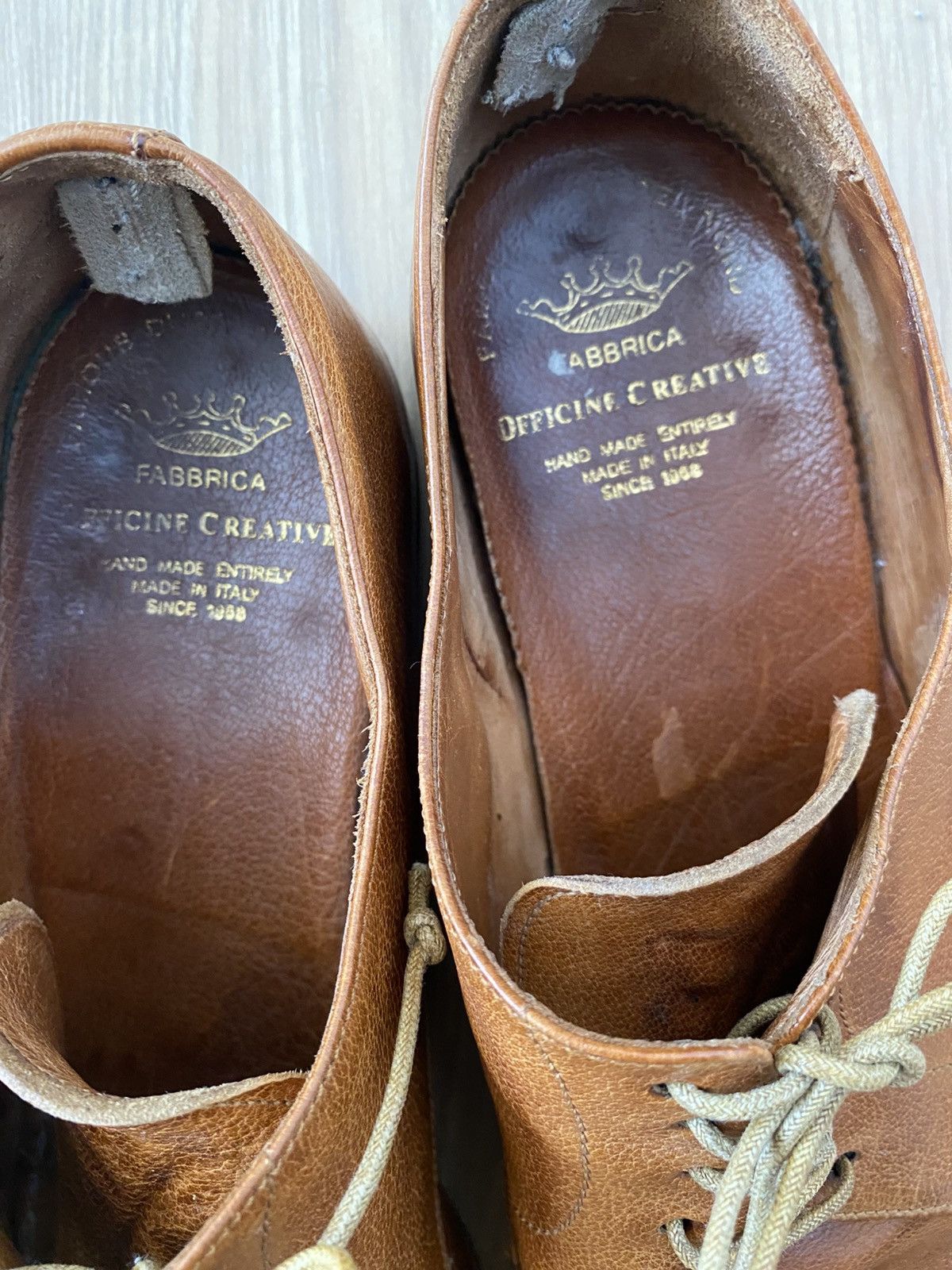 Officine Creative Officine Creative Tan Derbies Size US 11 / EU 44 - 4 Thumbnail