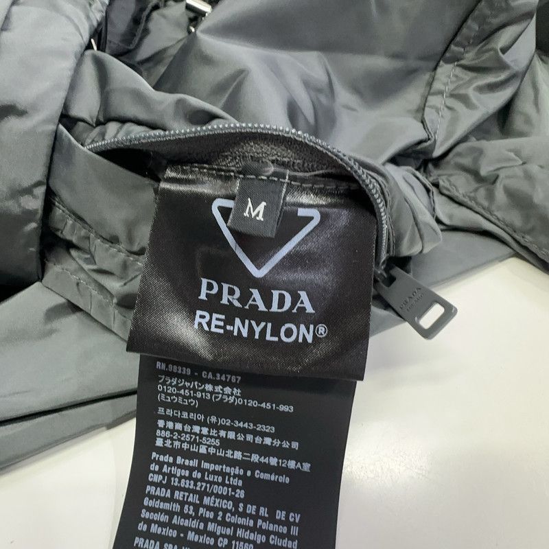 Prada FW24 Logo Hooded Jacket for Men-2506