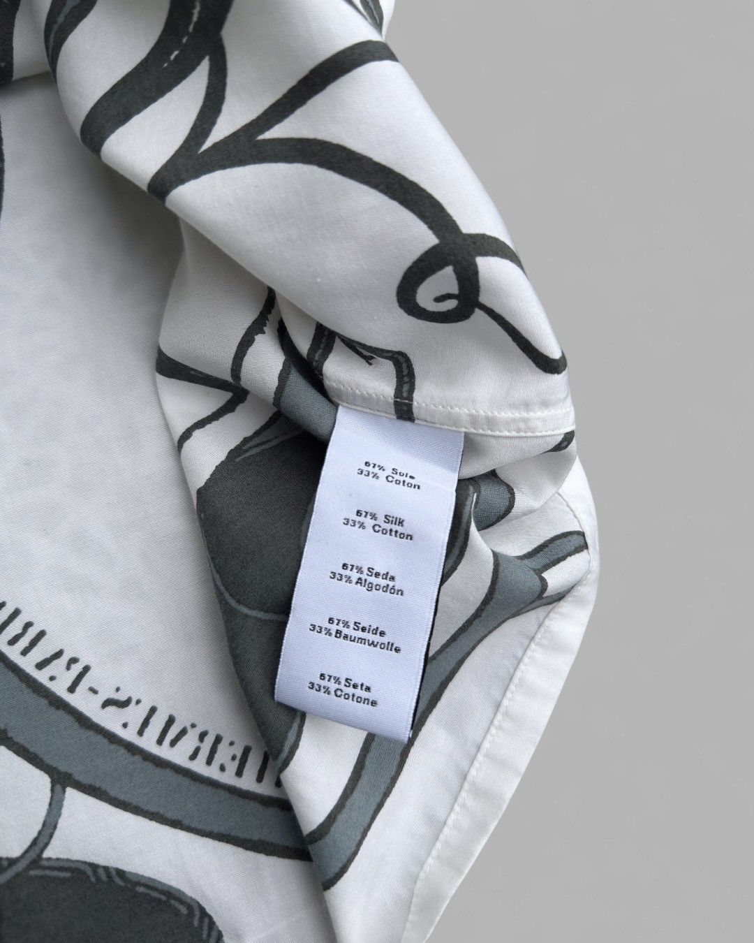 Hermes Hermes Paris By Martin Margiela Printed Silk Size US M / EU 48-50 / 2 - 5 Thumbnail
