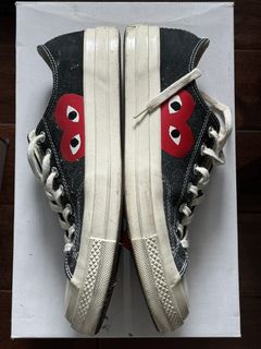 Comme des garcons hot sale converse real vs fake