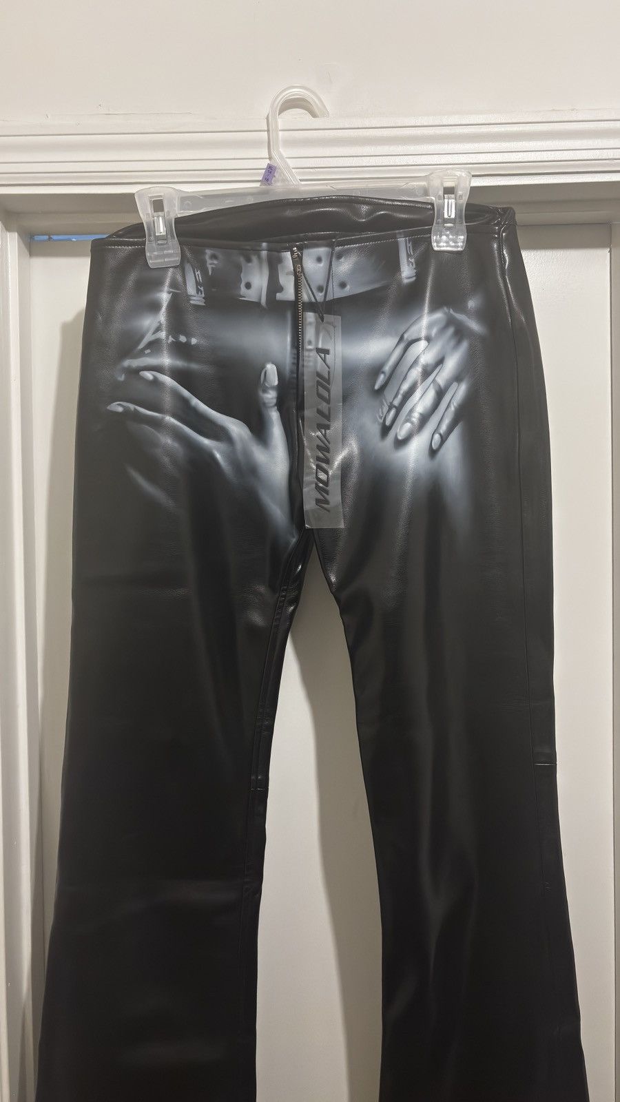 Mowalola Mowalola “Stone” Airbrushed Pants Size US 26 / EU 42 - 2 Thumbnail